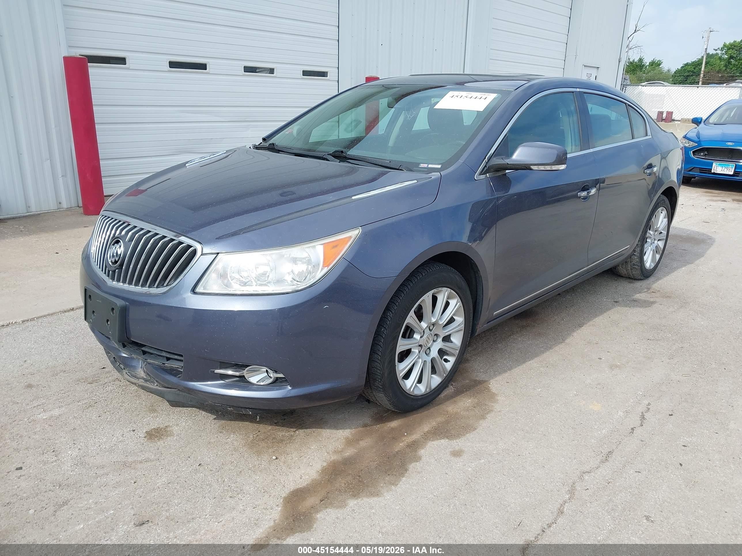 2013 Buick Lacrosse Leather Group Blue vin: 1G4GC5E31DF289104