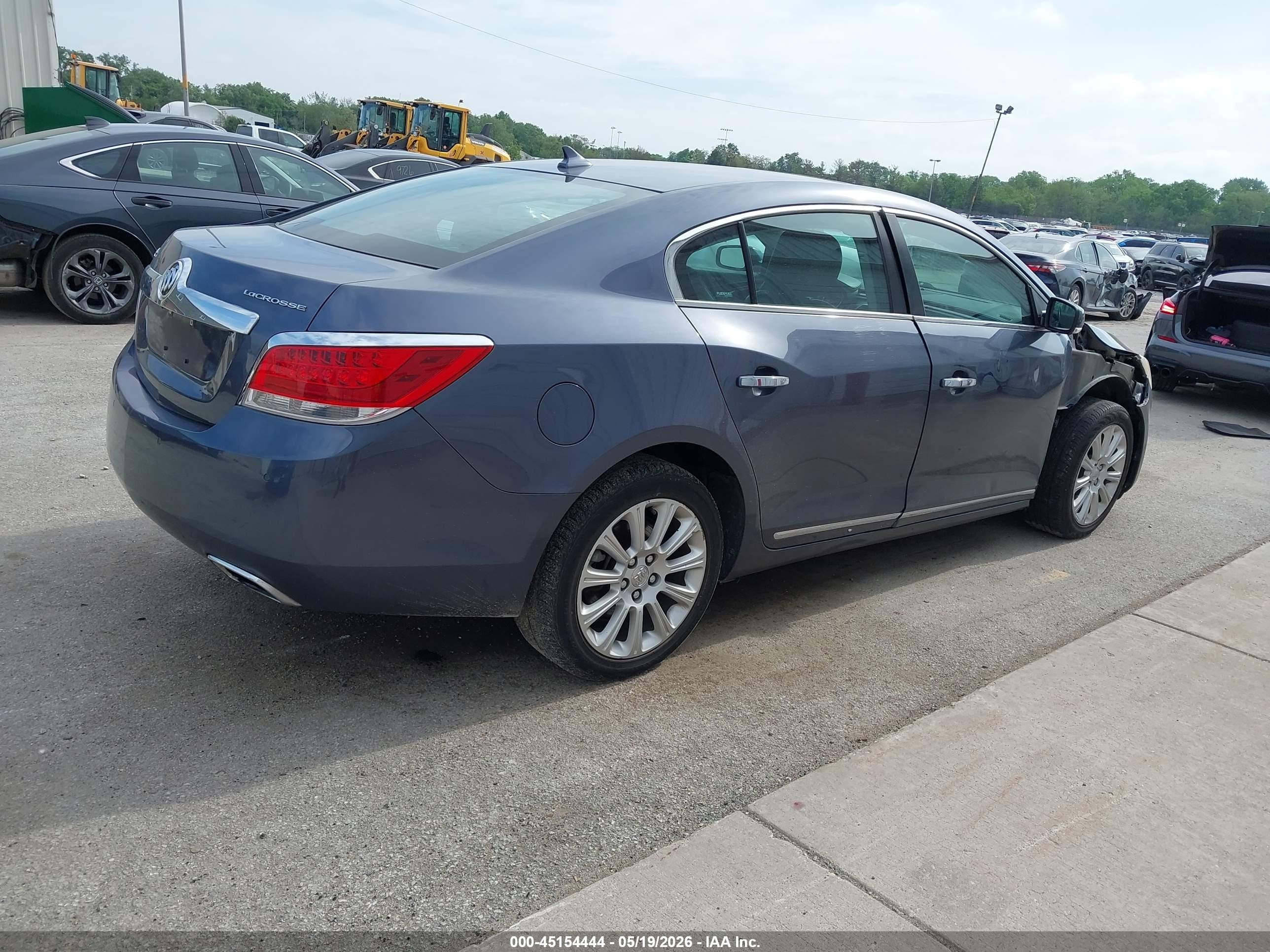 2013 Buick Lacrosse Leather Group Blue vin: 1G4GC5E31DF289104