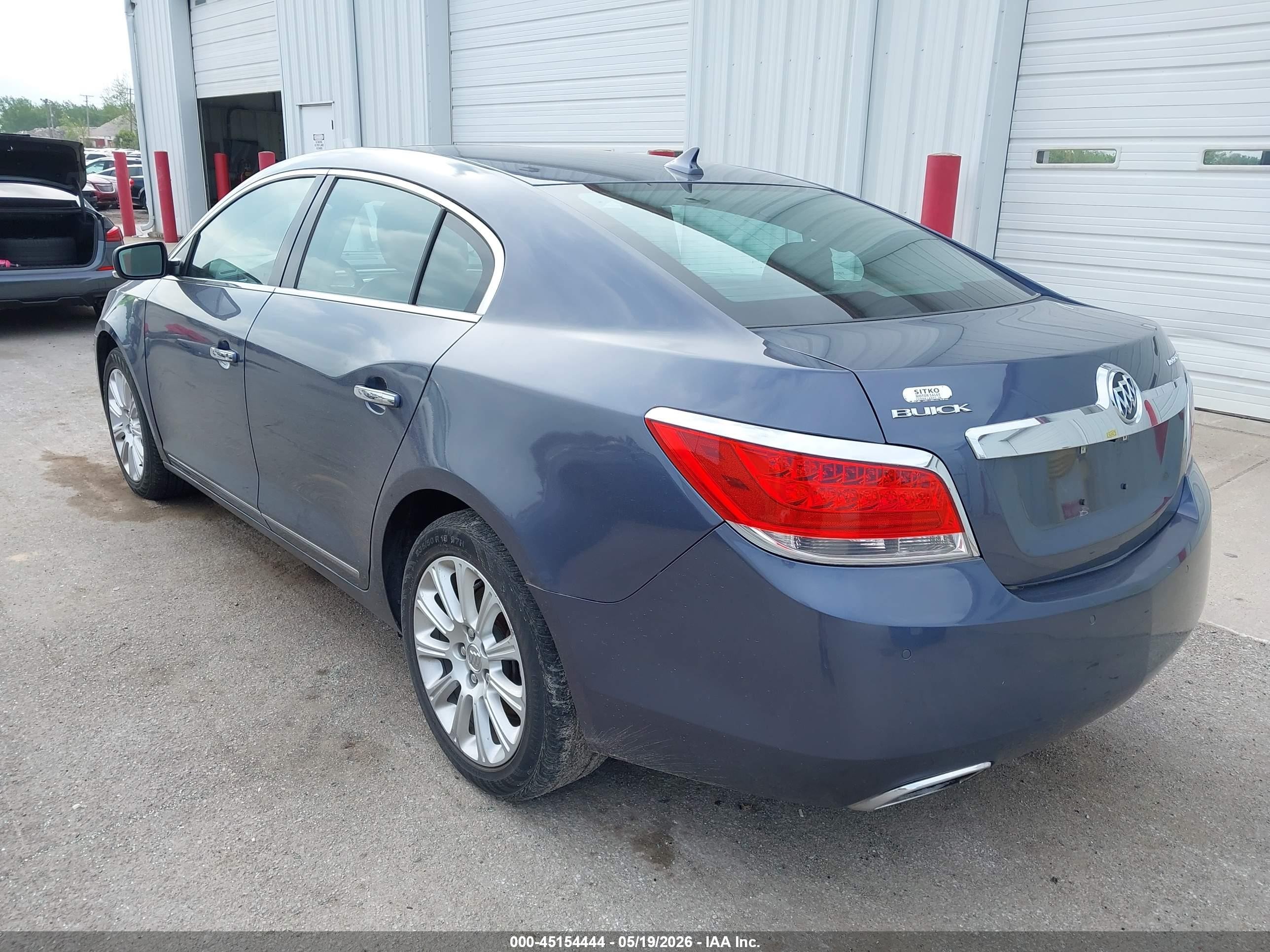 2013 Buick Lacrosse Leather Group Blue vin: 1G4GC5E31DF289104