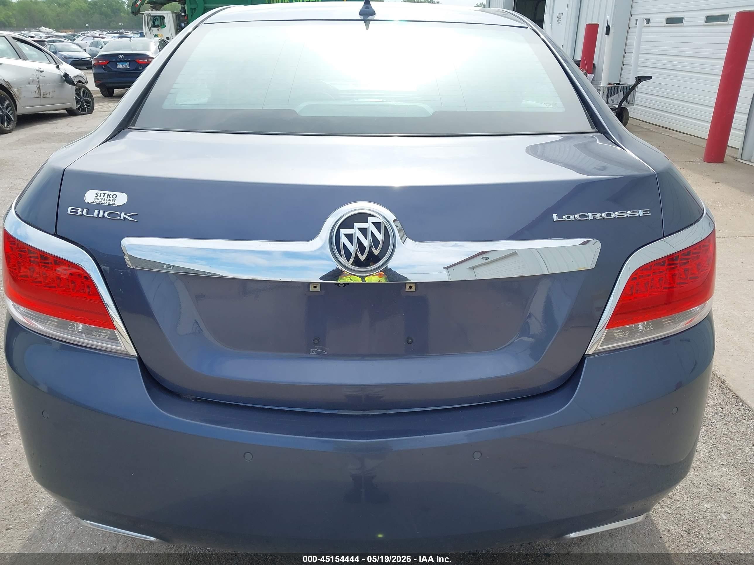 2013 Buick Lacrosse Leather Group Blue vin: 1G4GC5E31DF289104