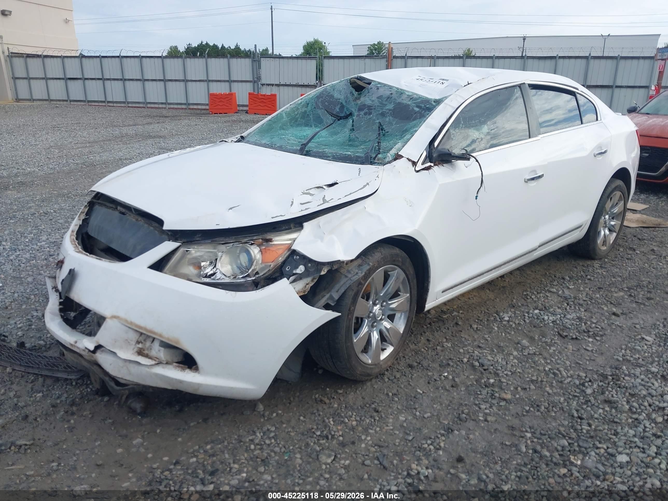 2013 Buick Lacrosse Leather Group White vin: 1G4GC5E31DF335577