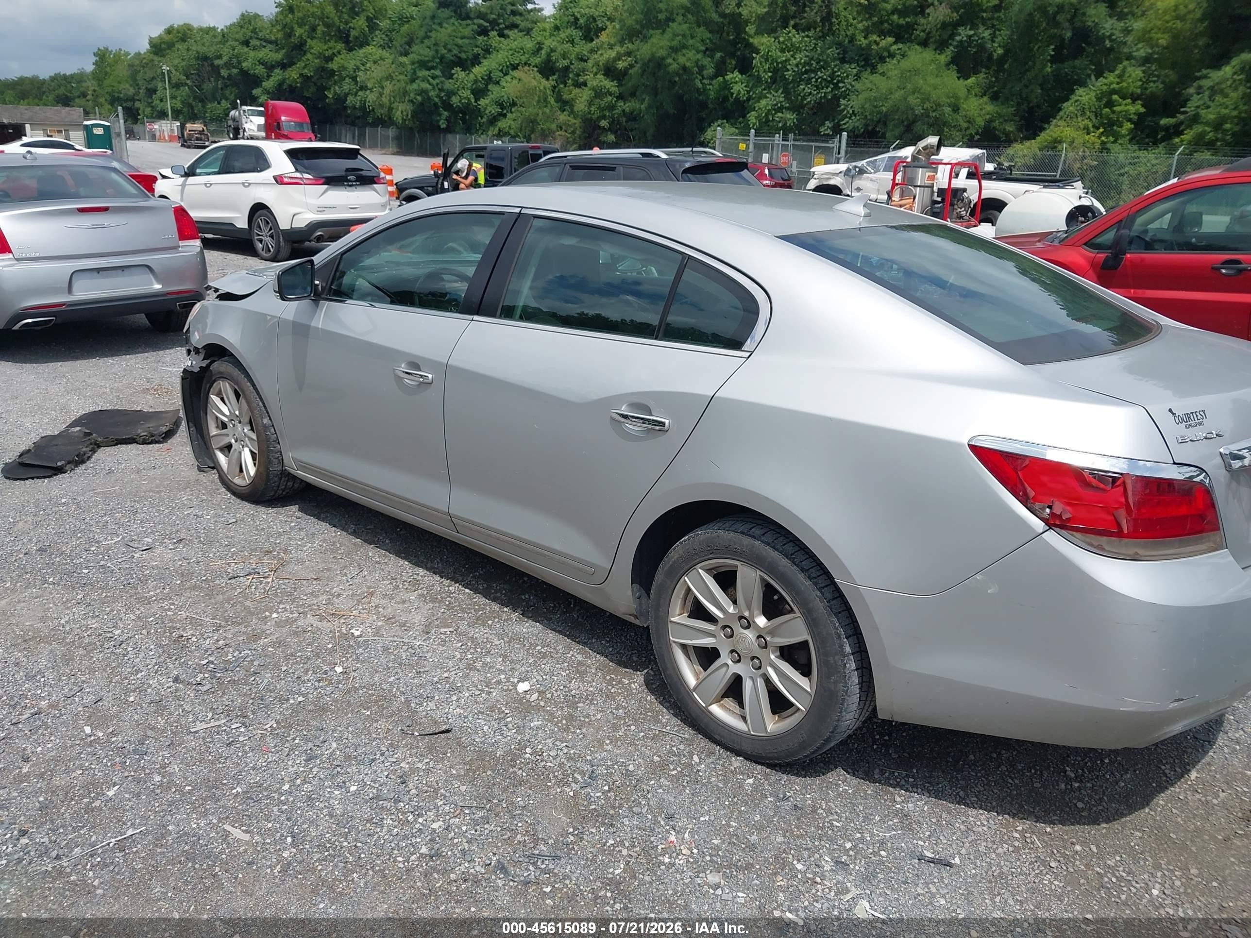 2012 Buick Lacrosse Leather Group Silver vin: 1G4GC5E32CF367257