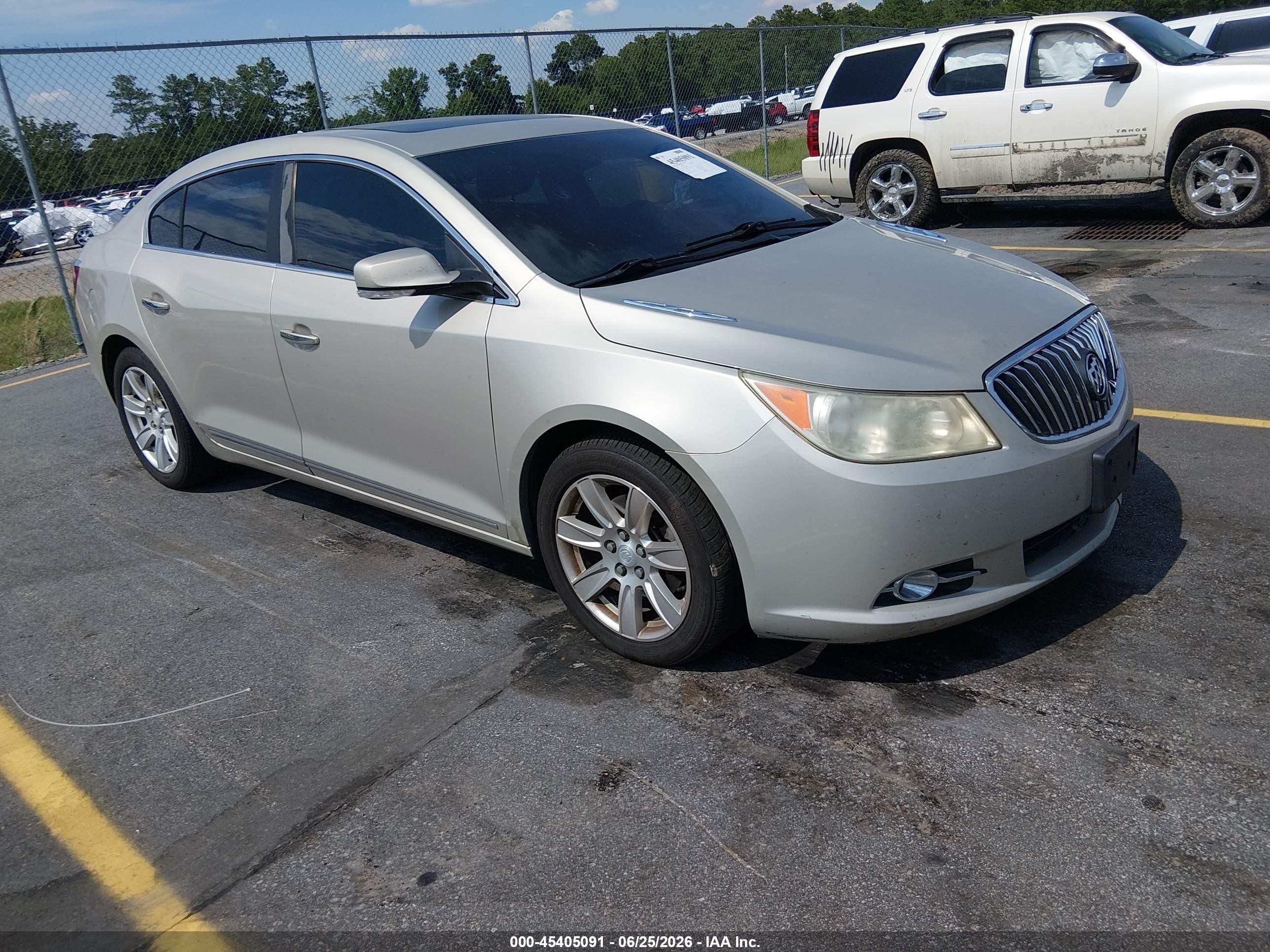 2013 Buick Lacrosse Leather Group Желто-коричневый vin: 1G4GC5E32DF147697
