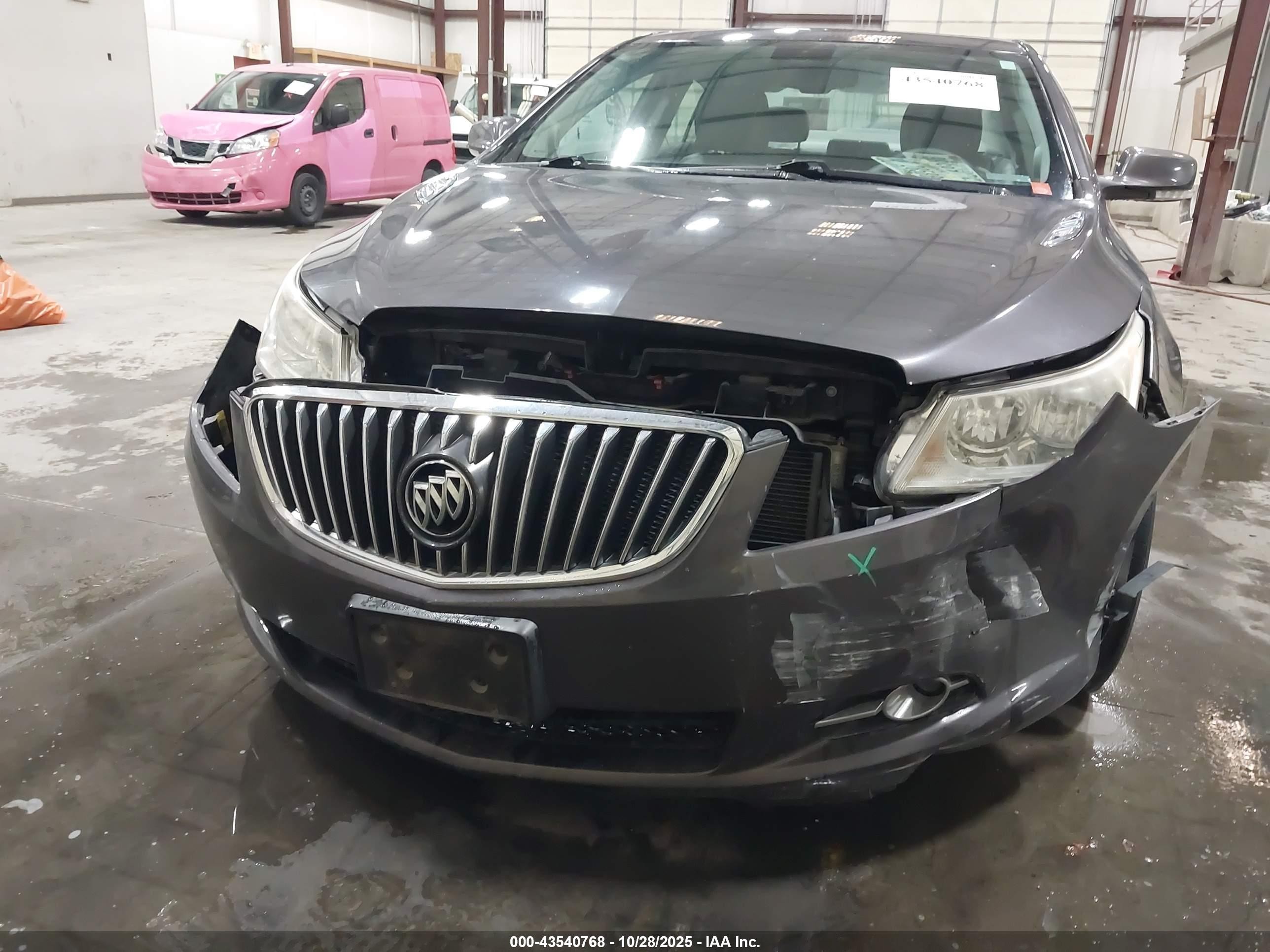 2013 Buick Lacrosse Leather Group Gray vin: 1G4GC5E32DF311191