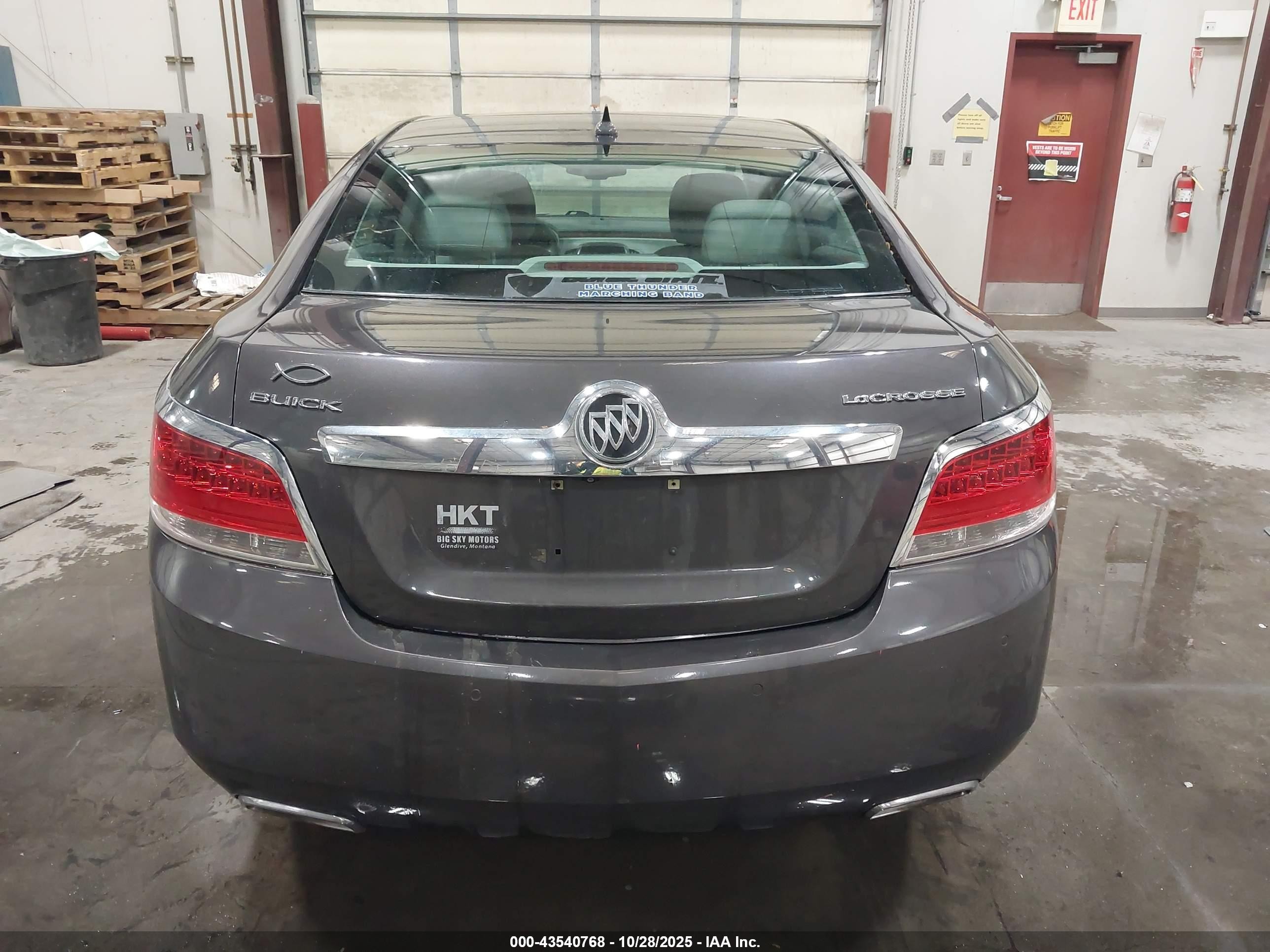 2013 Buick Lacrosse Leather Group Gray vin: 1G4GC5E32DF311191