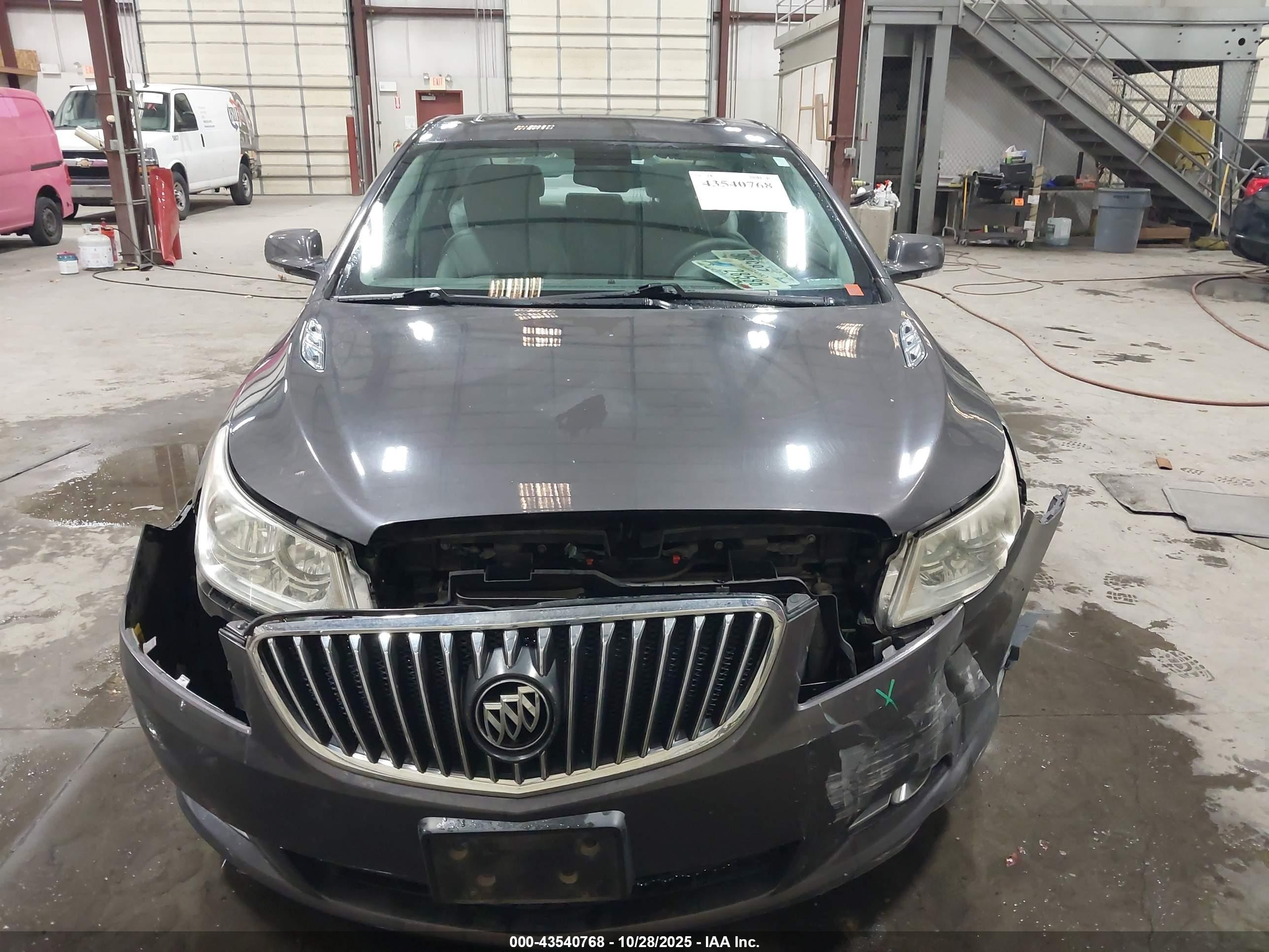 2013 Buick Lacrosse Leather Group Gray vin: 1G4GC5E32DF311191