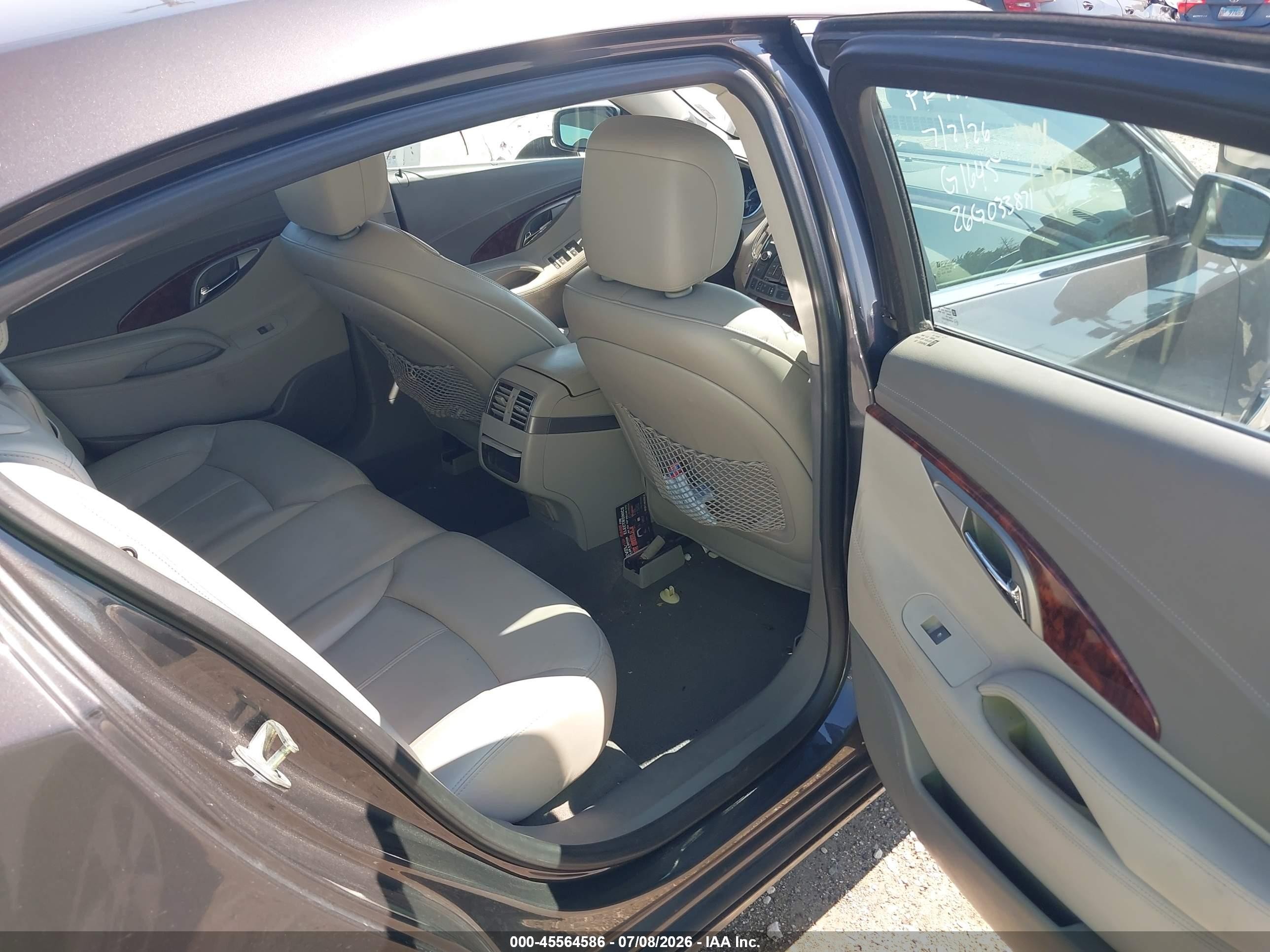 2013 Buick Lacrosse Leather Group Gray vin: 1G4GC5E32DF317427