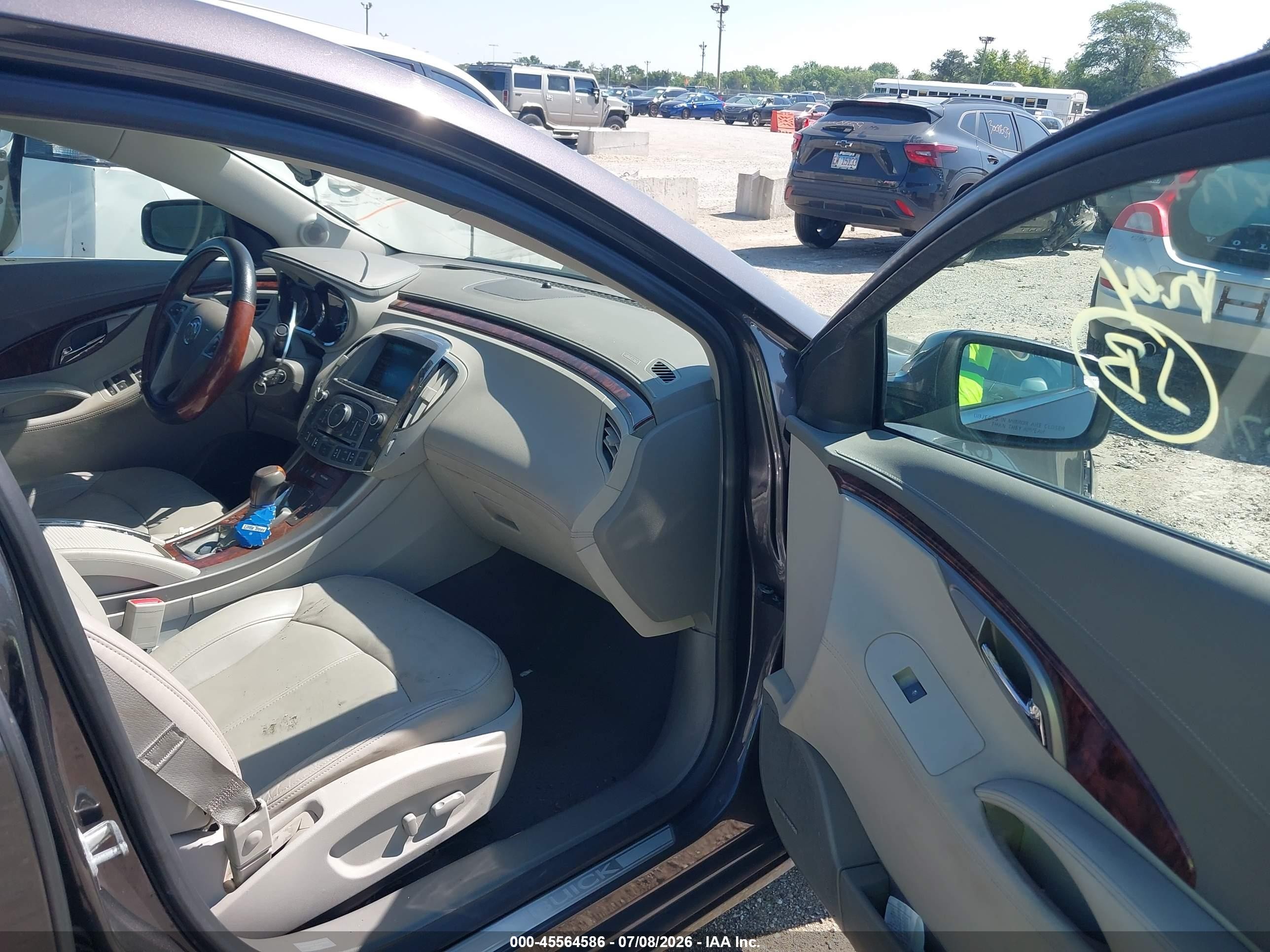 2013 Buick Lacrosse Leather Group Gray vin: 1G4GC5E32DF317427