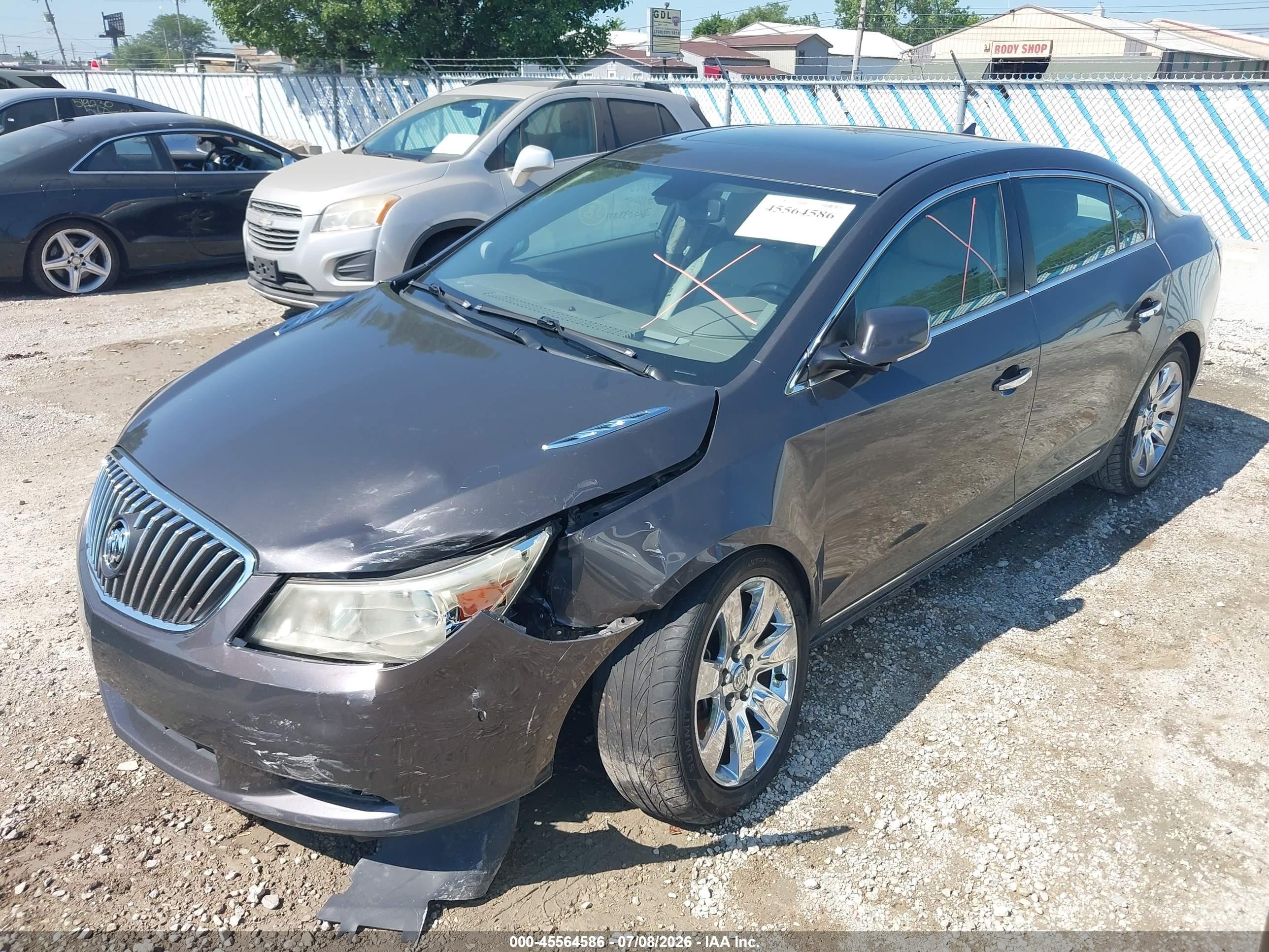 2013 Buick Lacrosse Leather Group Gray vin: 1G4GC5E32DF317427