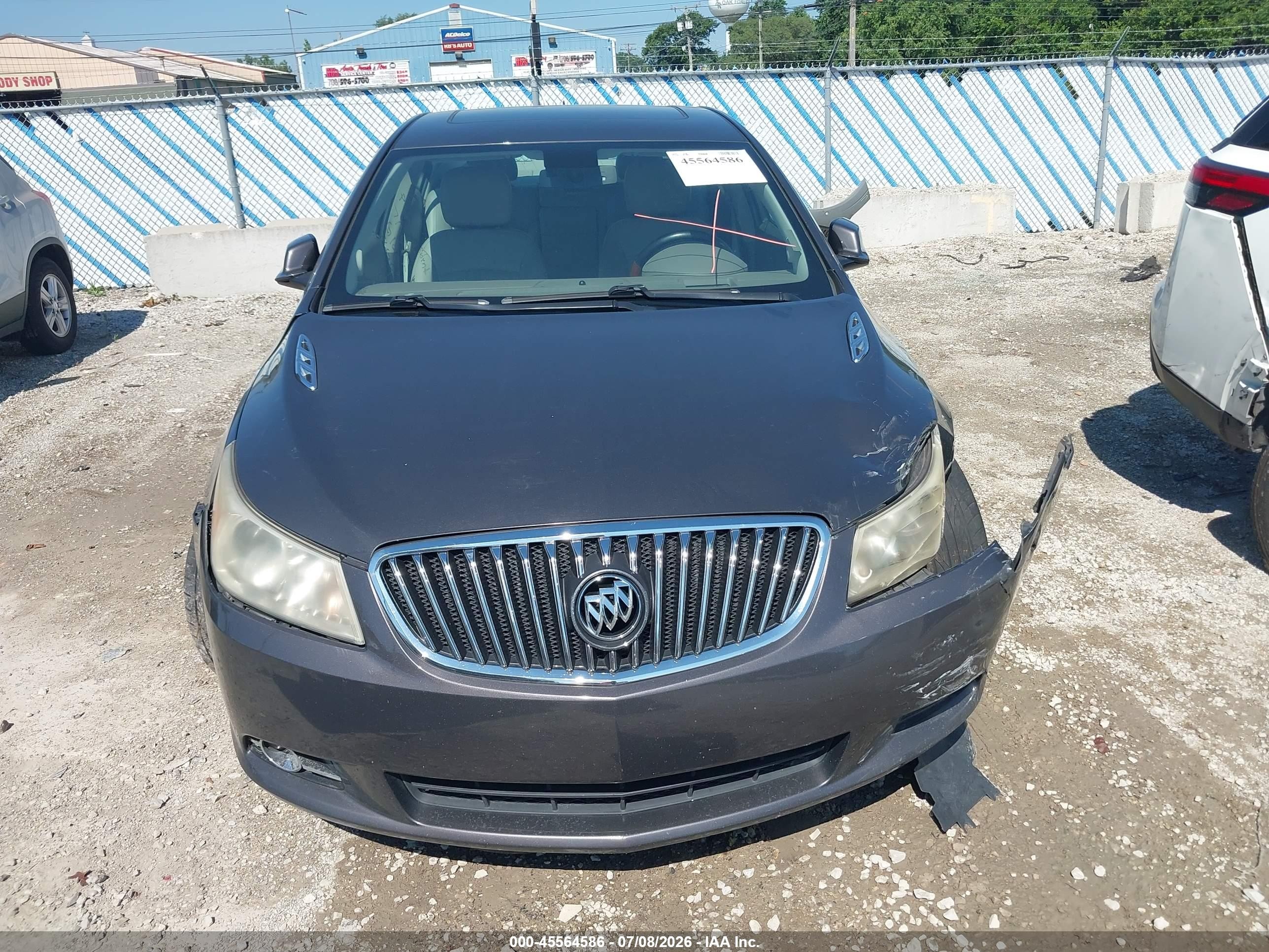 2013 Buick Lacrosse Leather Group Gray vin: 1G4GC5E32DF317427