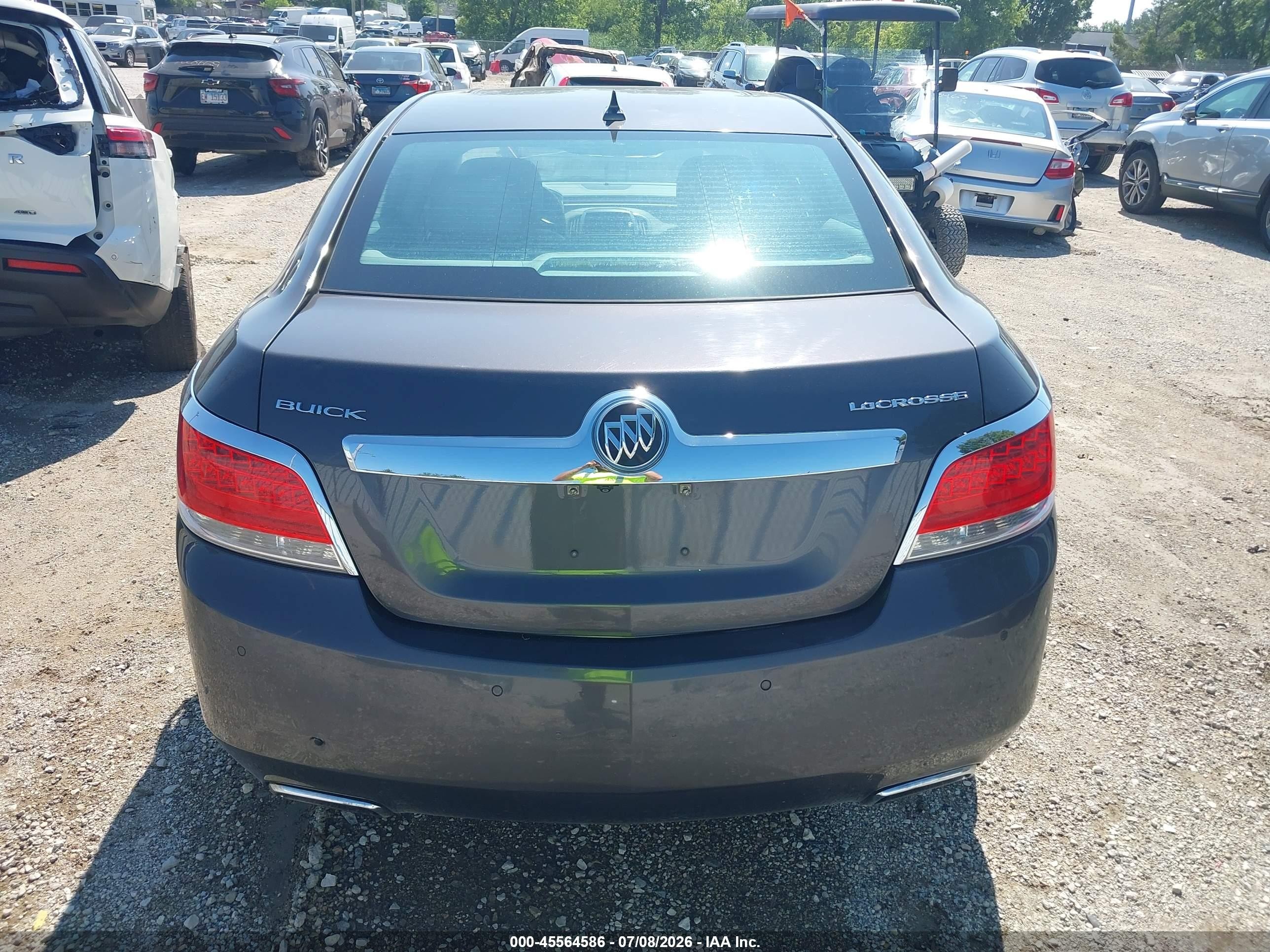 2013 Buick Lacrosse Leather Group Gray vin: 1G4GC5E32DF317427