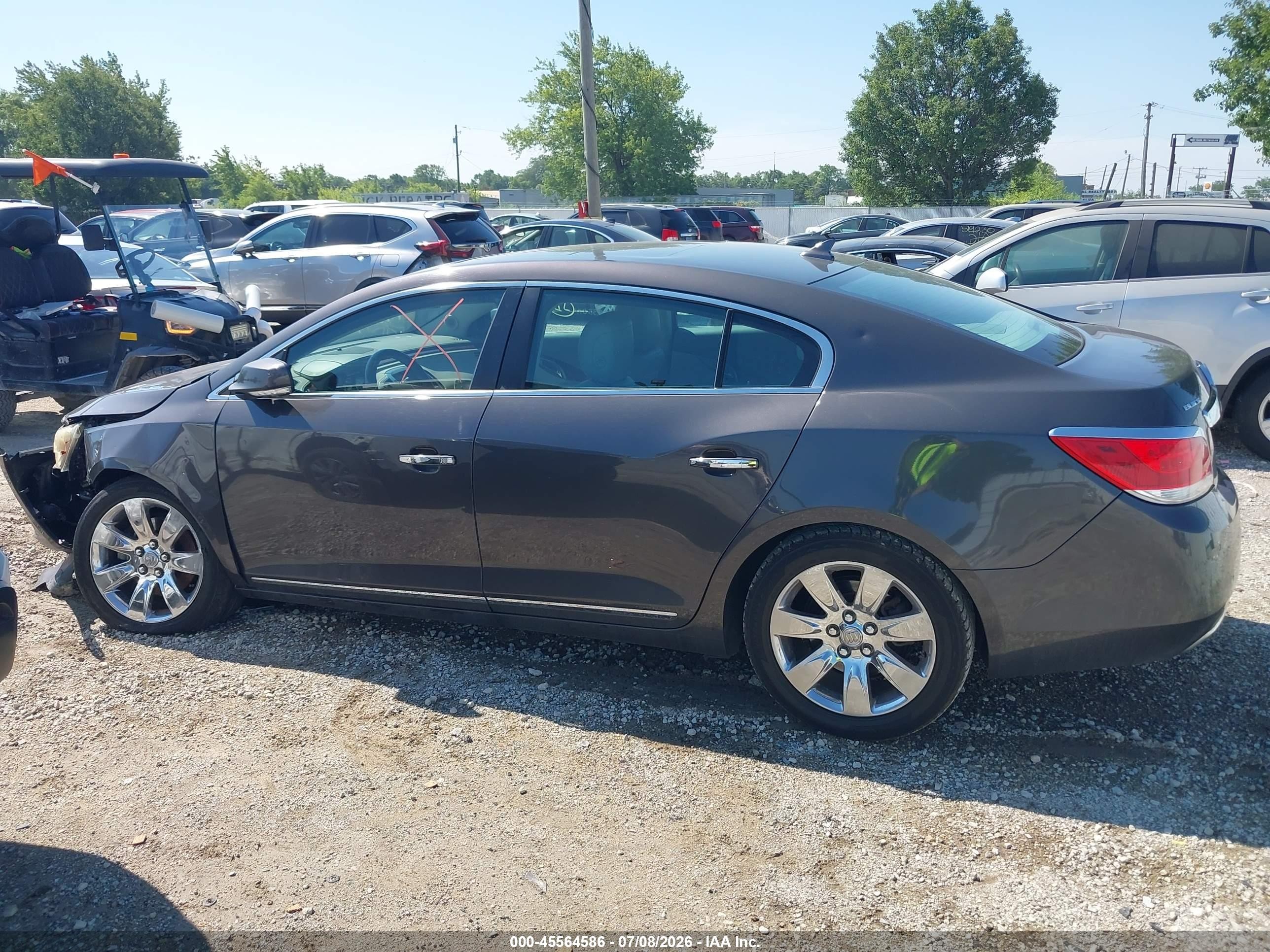 2013 Buick Lacrosse Leather Group Gray vin: 1G4GC5E32DF317427