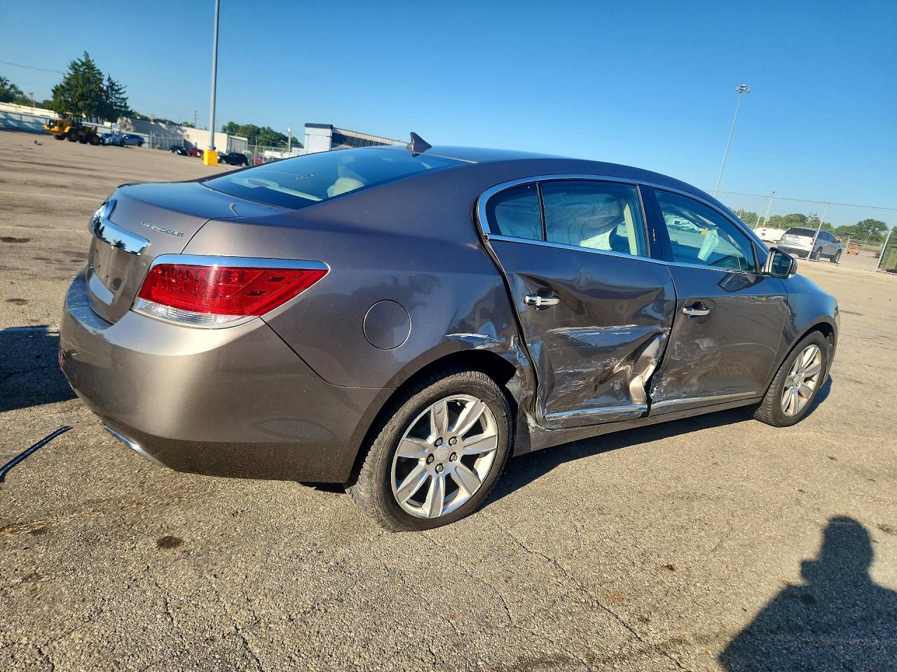 2012 Buick Lacrosse Gray vin: 1G4GC5E33CF216749