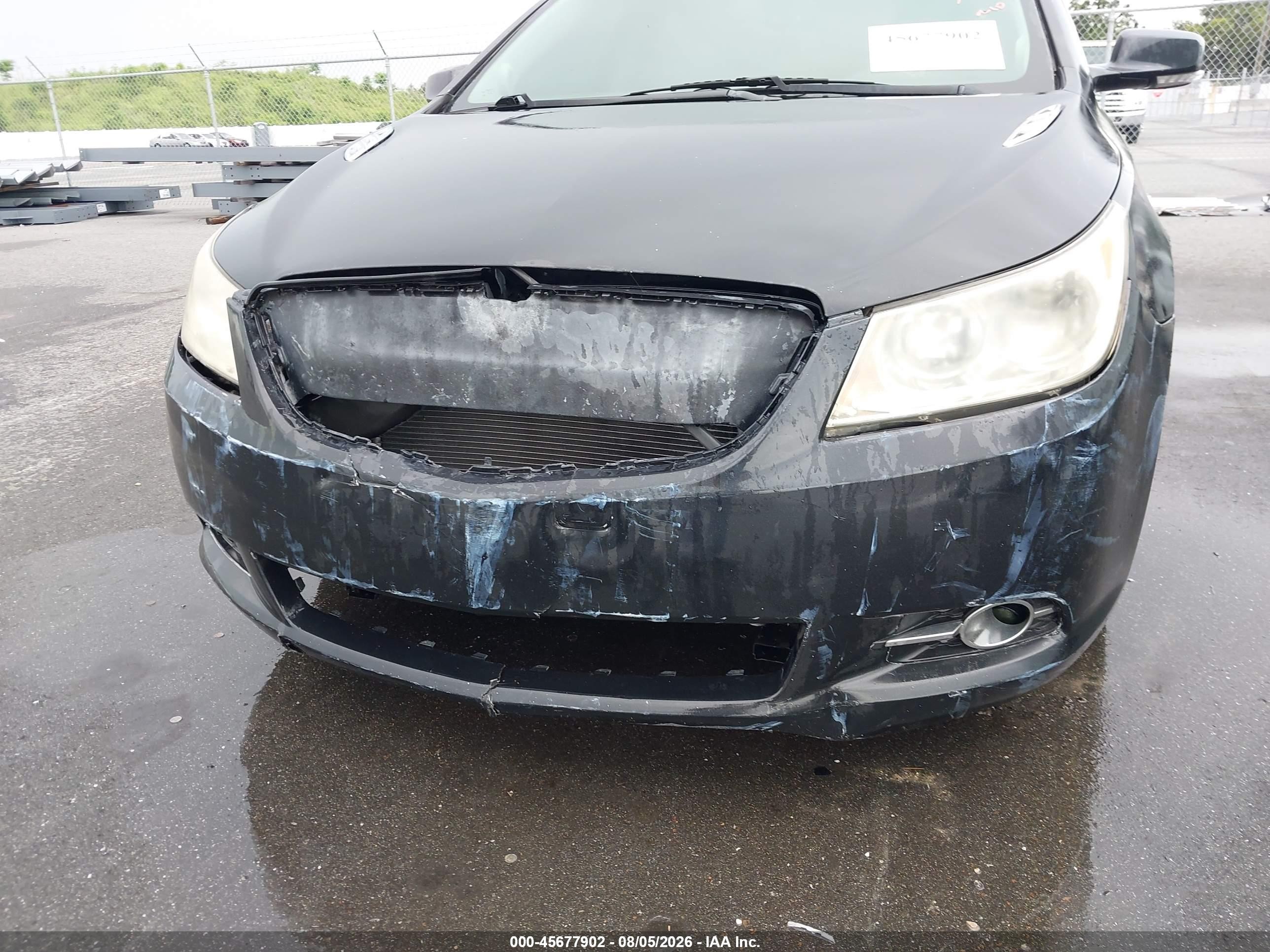 2013 Buick Lacrosse Leather Group Black vin: 1G4GC5E33DF122288