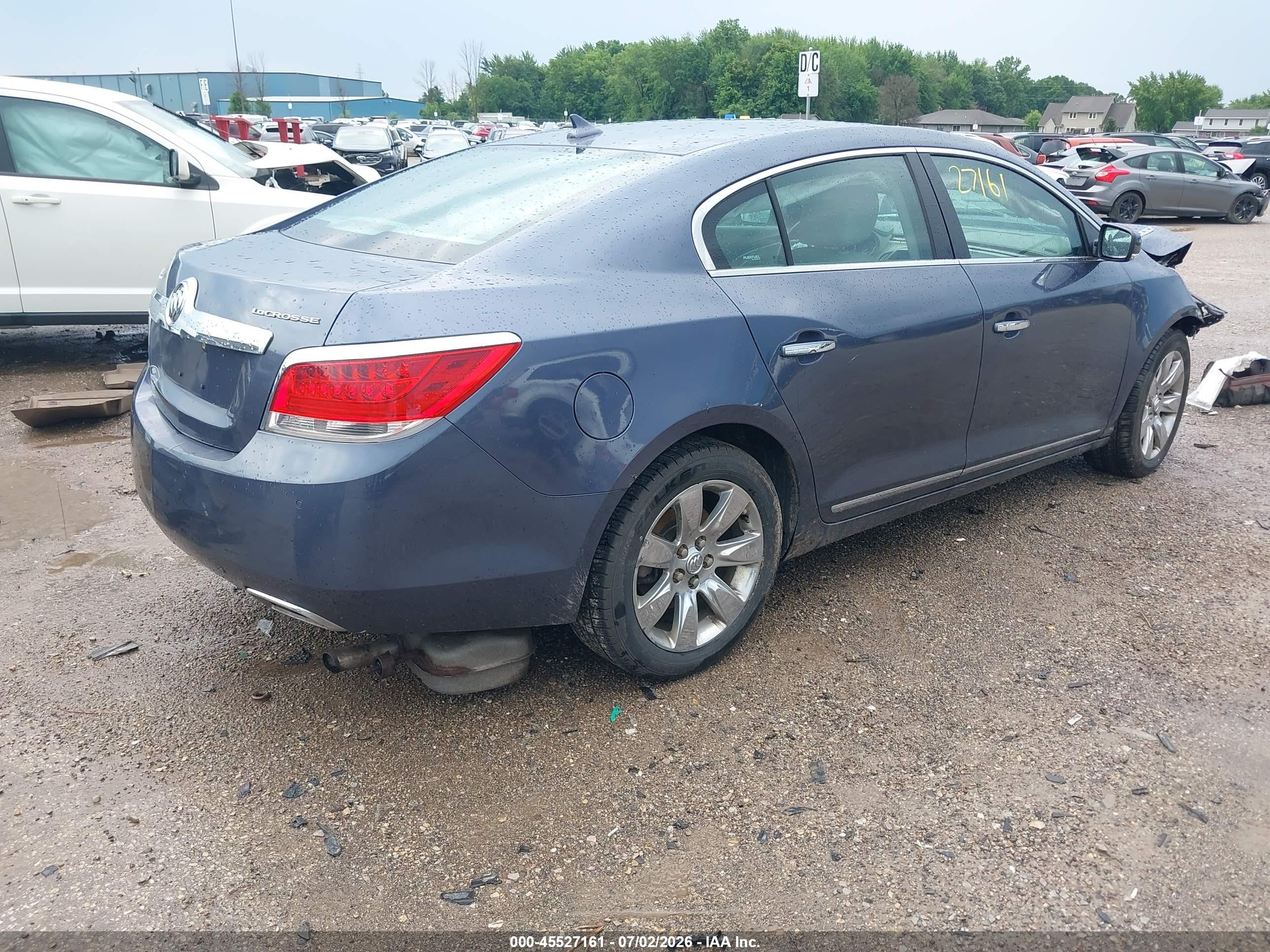 2013 Buick Lacrosse Leather Group Blue vin: 1G4GC5E33DF253379
