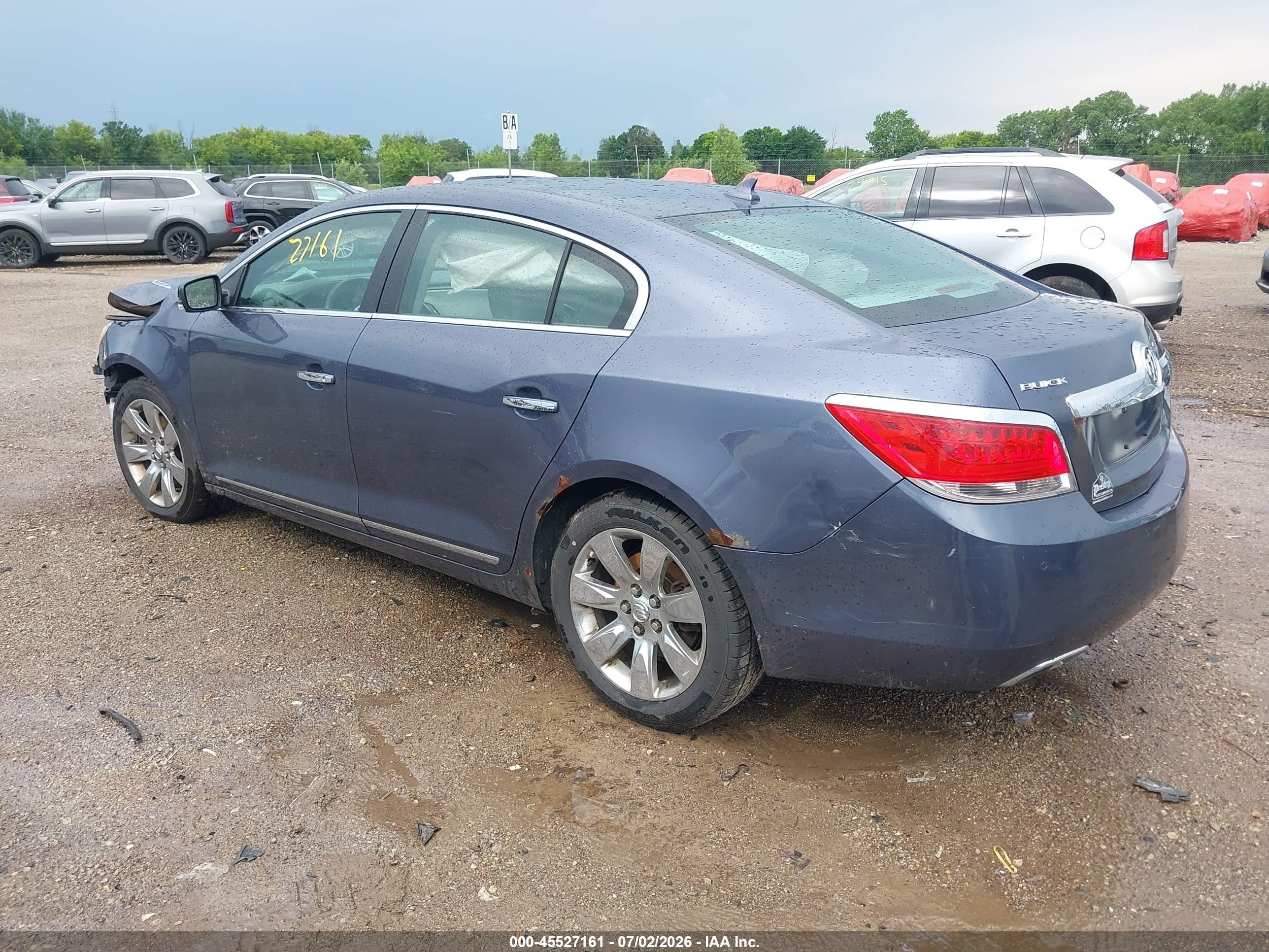 2013 Buick Lacrosse Leather Group Blue vin: 1G4GC5E33DF253379