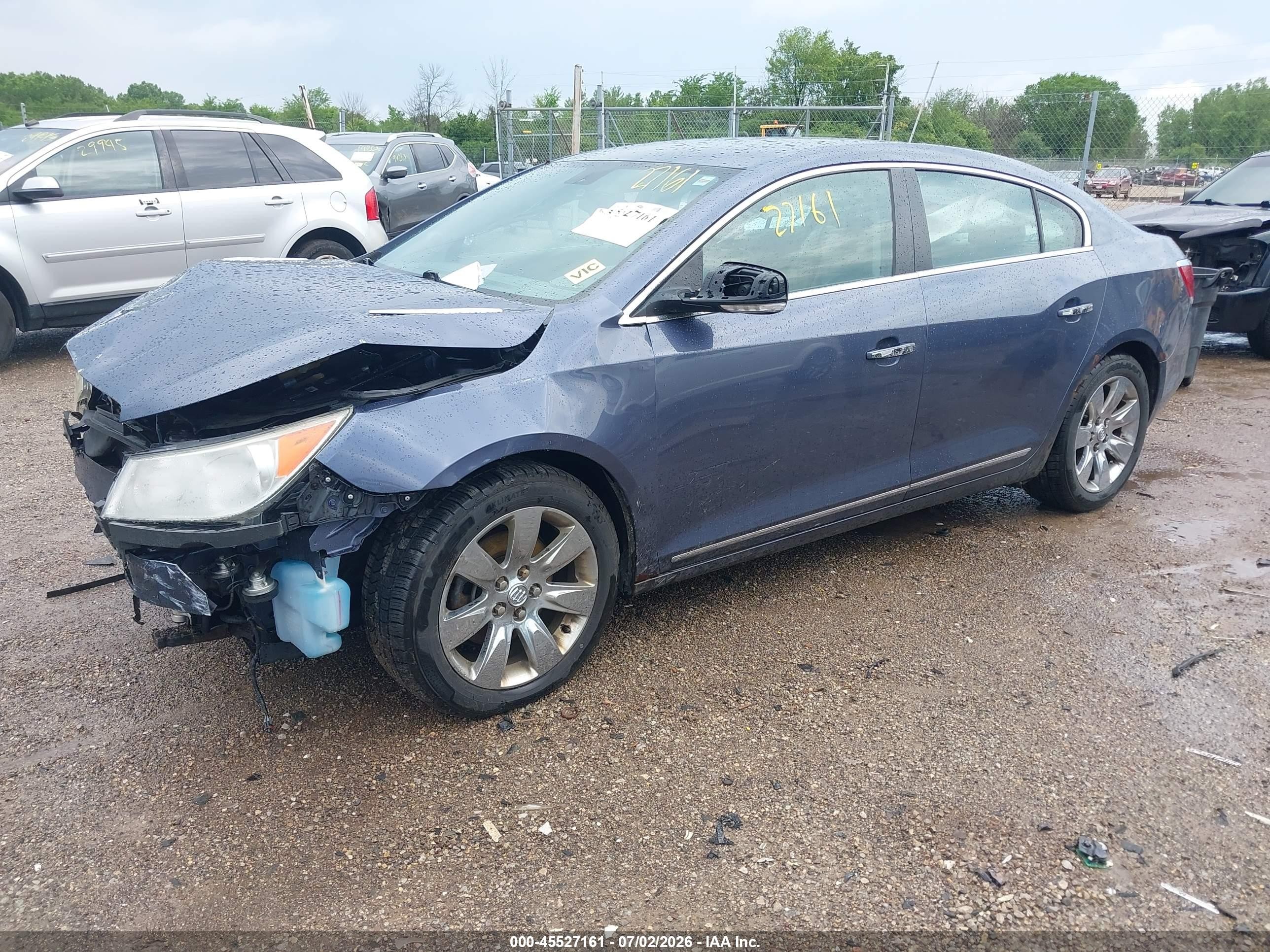 2013 Buick Lacrosse Leather Group Blue vin: 1G4GC5E33DF253379