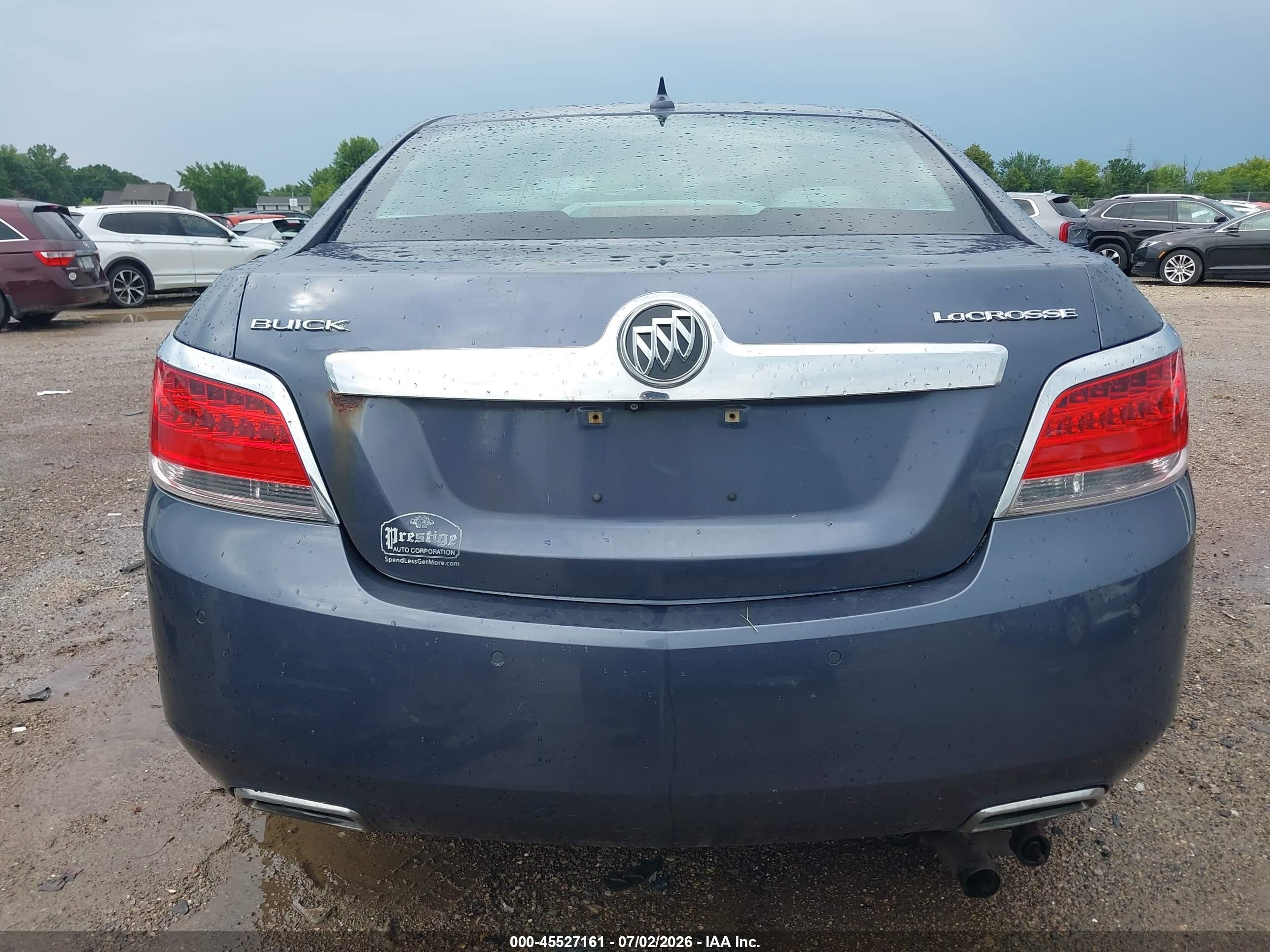 2013 Buick Lacrosse Leather Group Blue vin: 1G4GC5E33DF253379