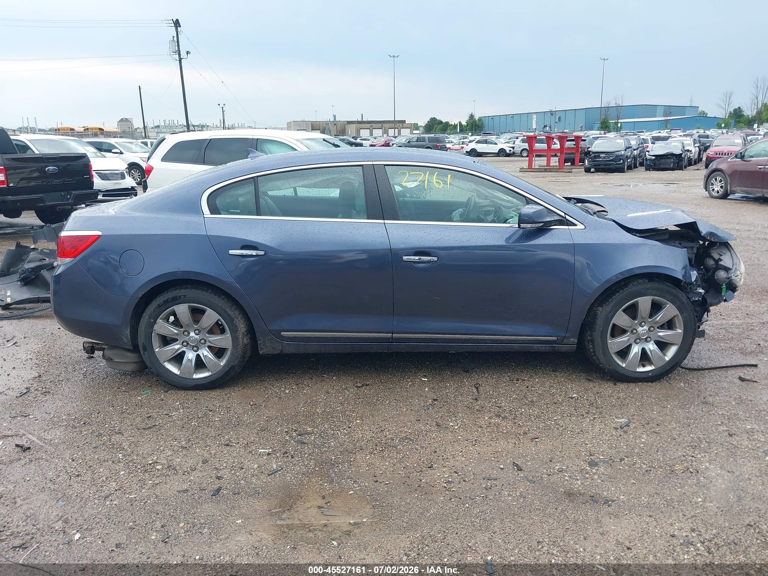2013 Buick Lacrosse Leather Group Blue vin: 1G4GC5E33DF253379