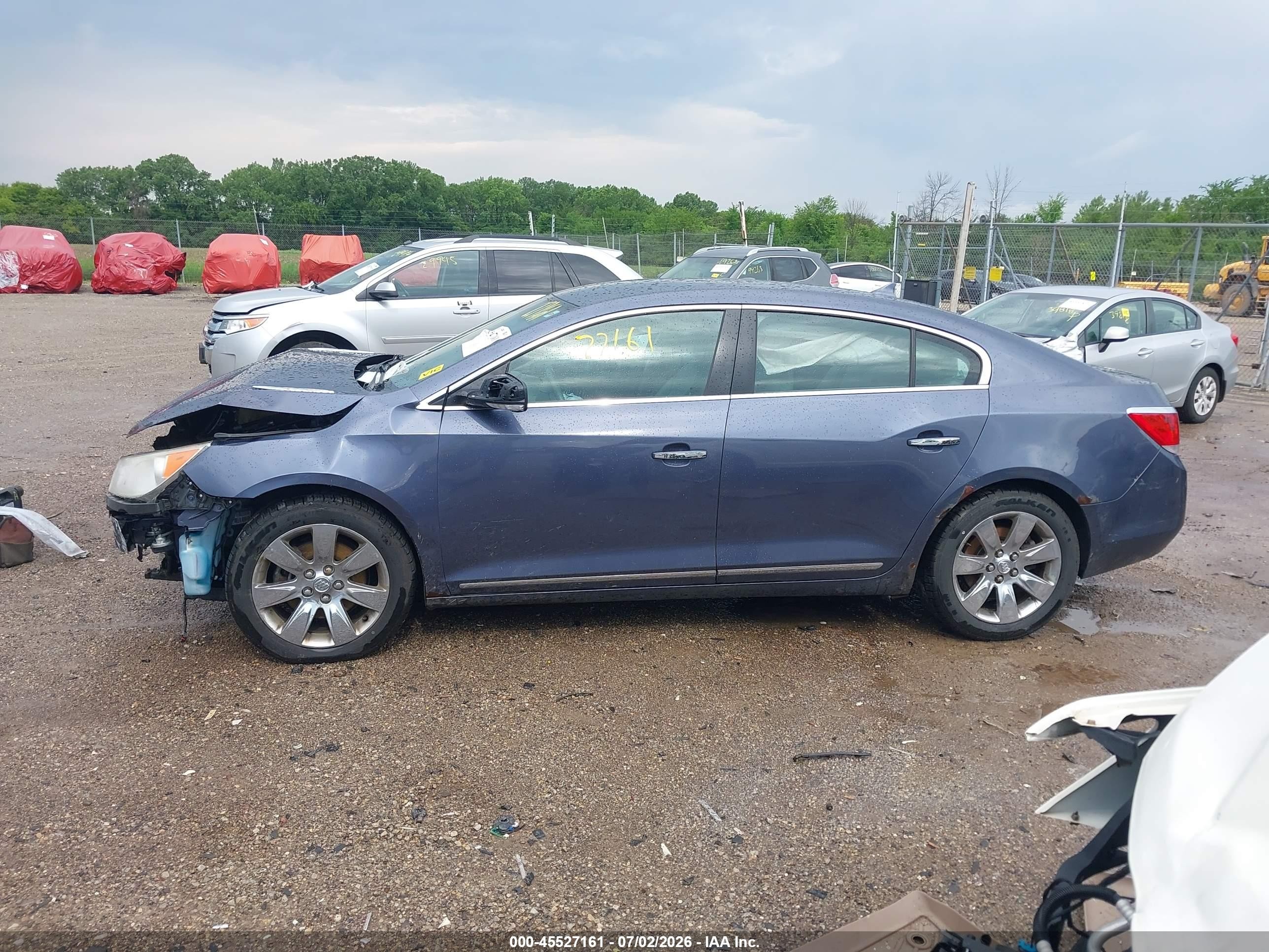 2013 Buick Lacrosse Leather Group Blue vin: 1G4GC5E33DF253379