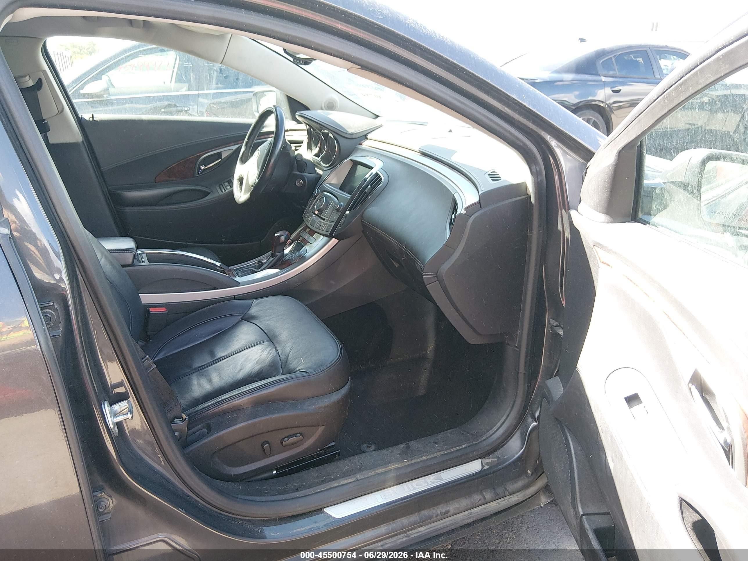 2013 Buick Lacrosse Leather Group Gray vin: 1G4GC5E33DF308428