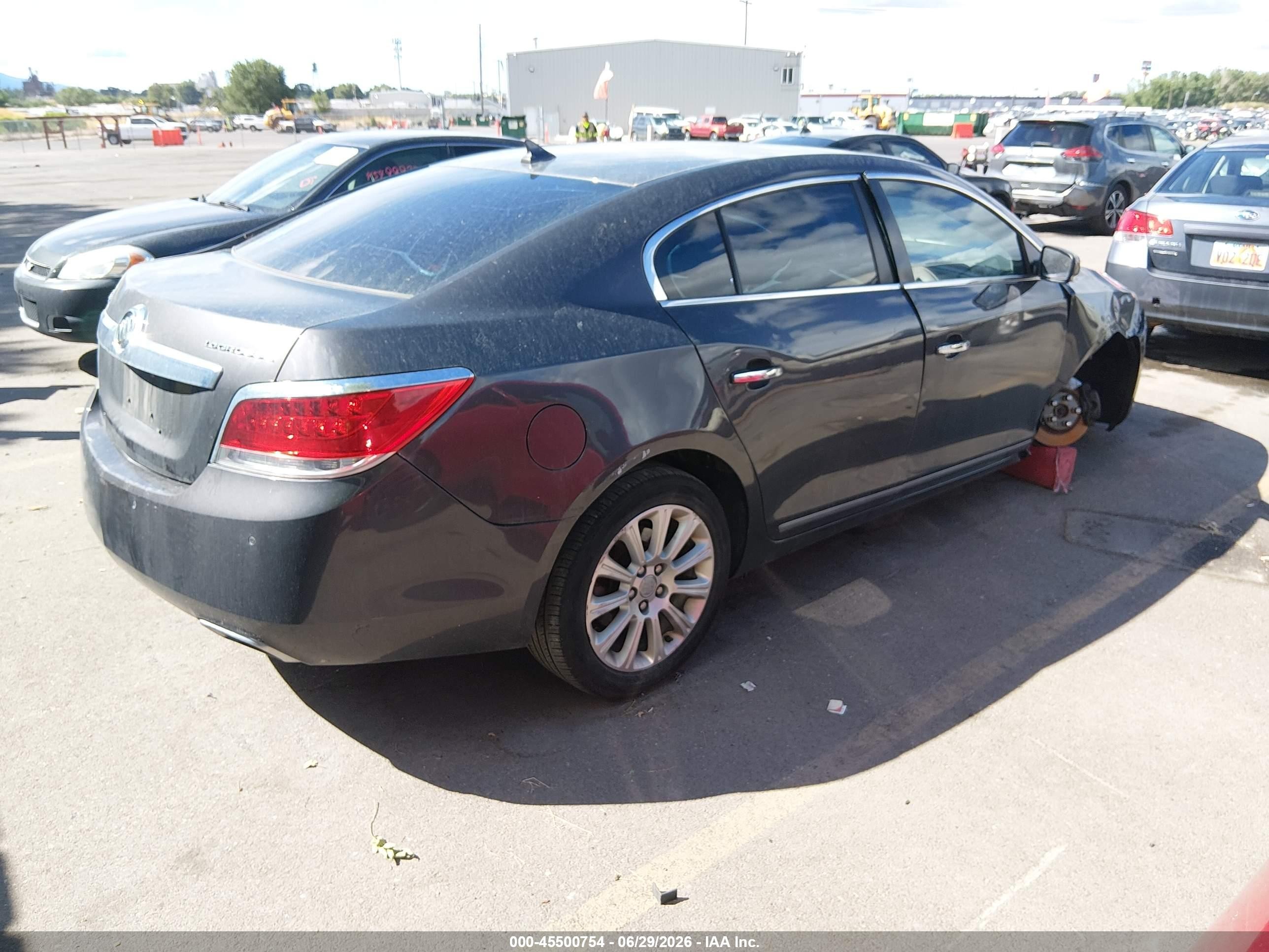 2013 Buick Lacrosse Leather Group Gray vin: 1G4GC5E33DF308428