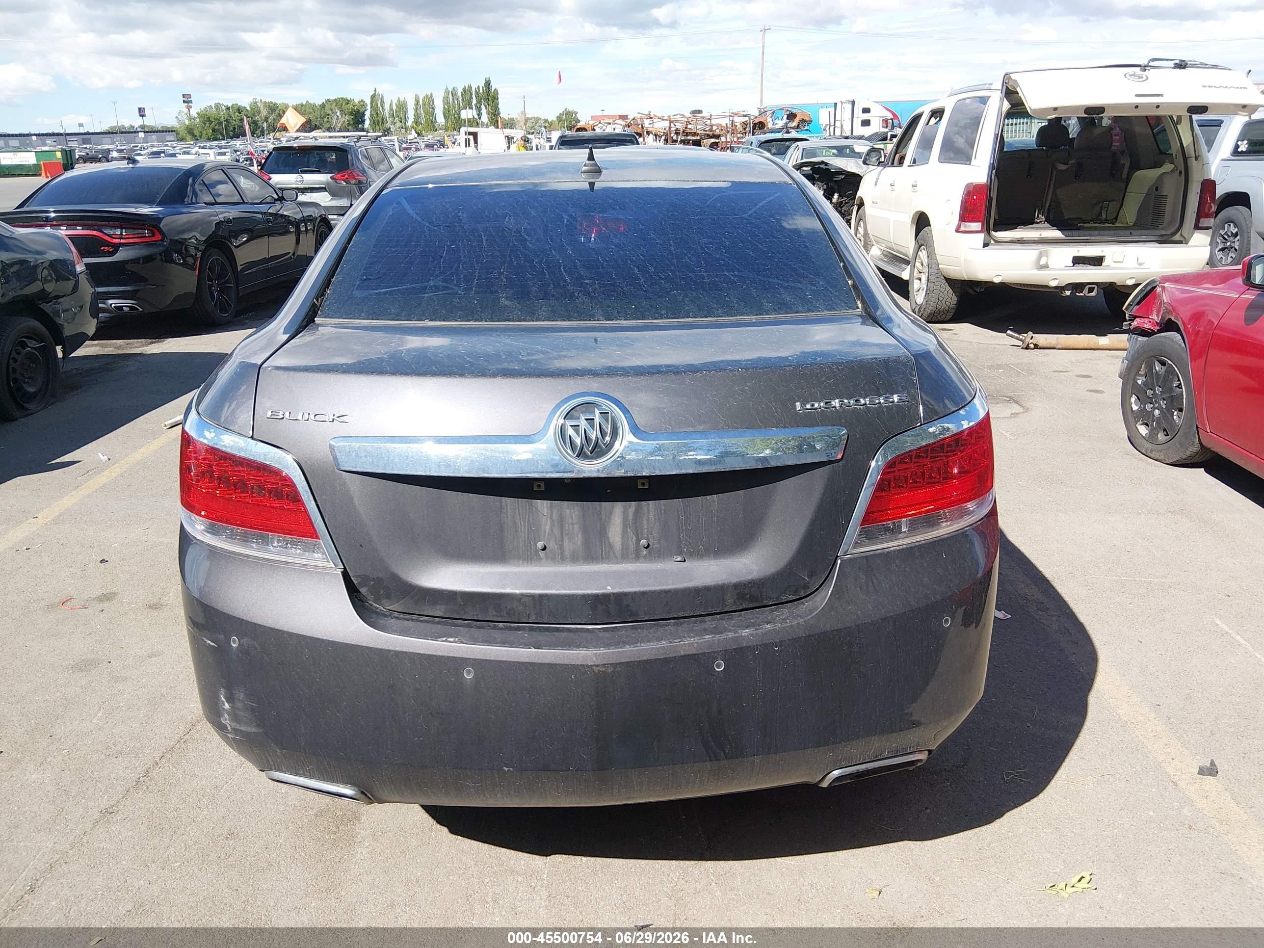 2013 Buick Lacrosse Leather Group Gray vin: 1G4GC5E33DF308428