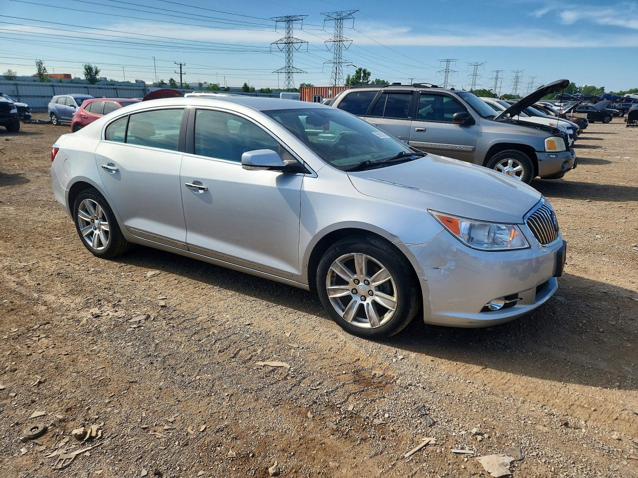 2013 Buick Lacrosse Серебряный vin: 1G4GC5E34DF219743