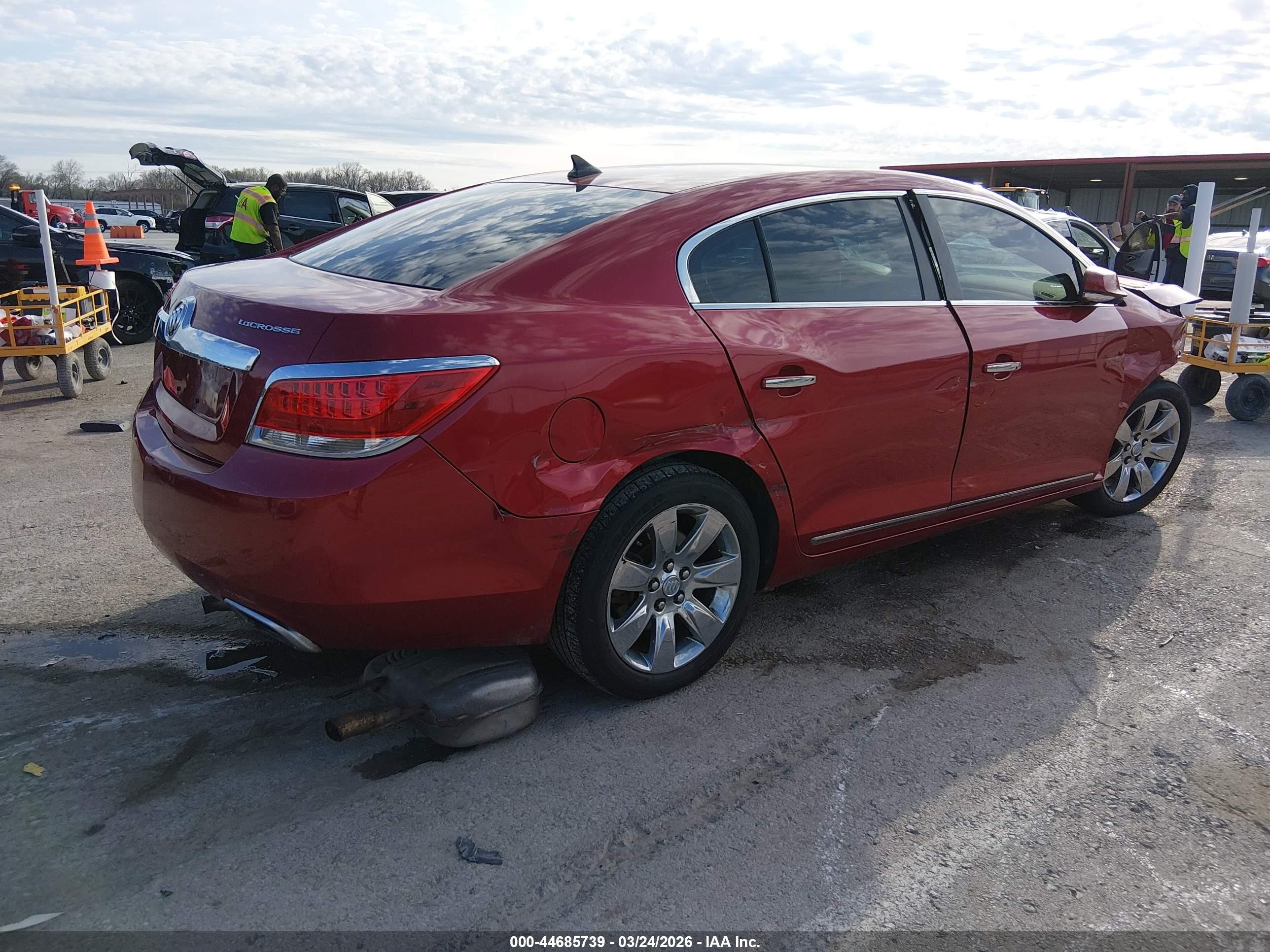 2013 Buick Lacrosse Leather Group Burgundy vin: 1G4GC5E35DF209822