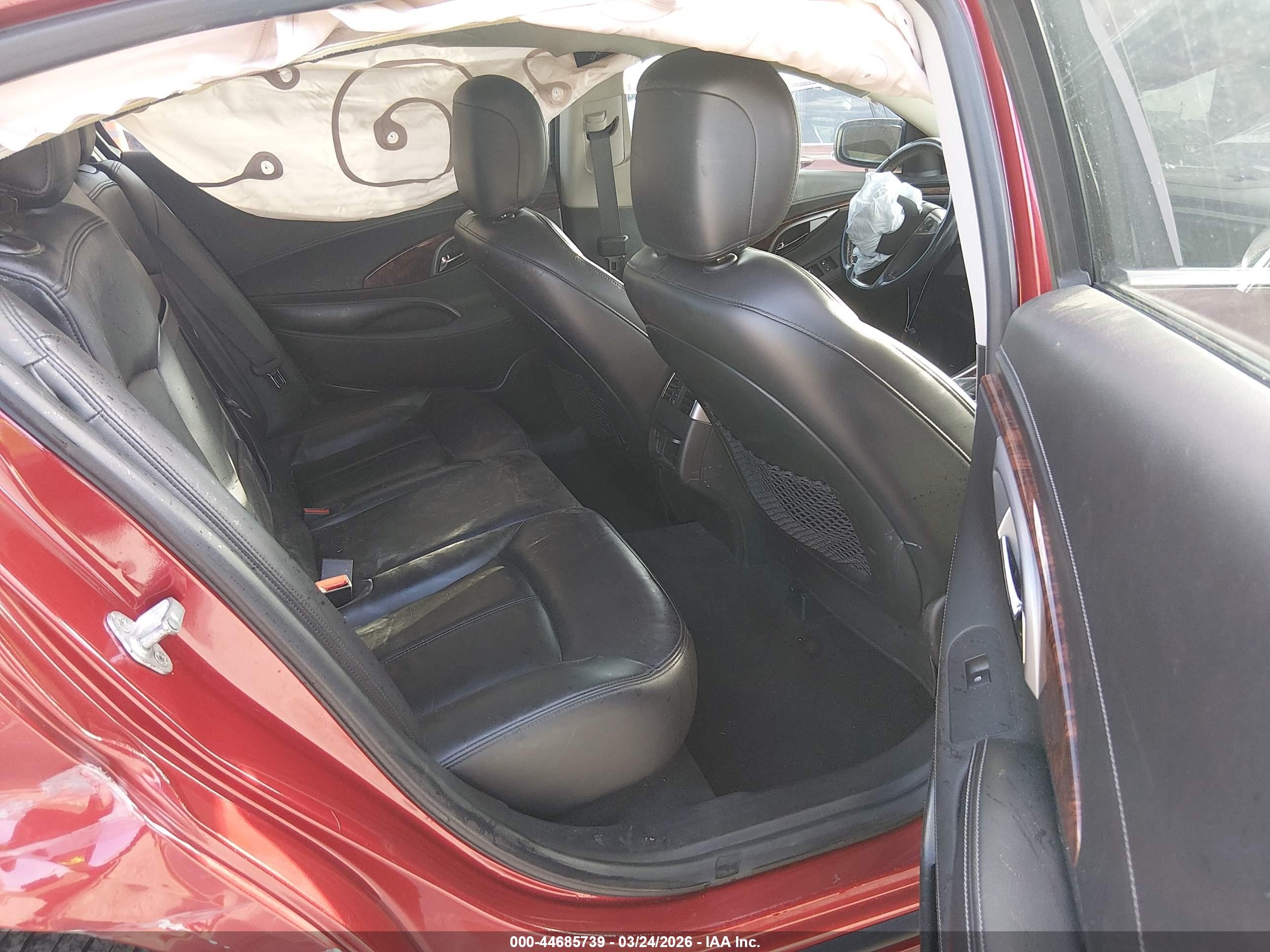 2013 Buick Lacrosse Leather Group Burgundy vin: 1G4GC5E35DF209822