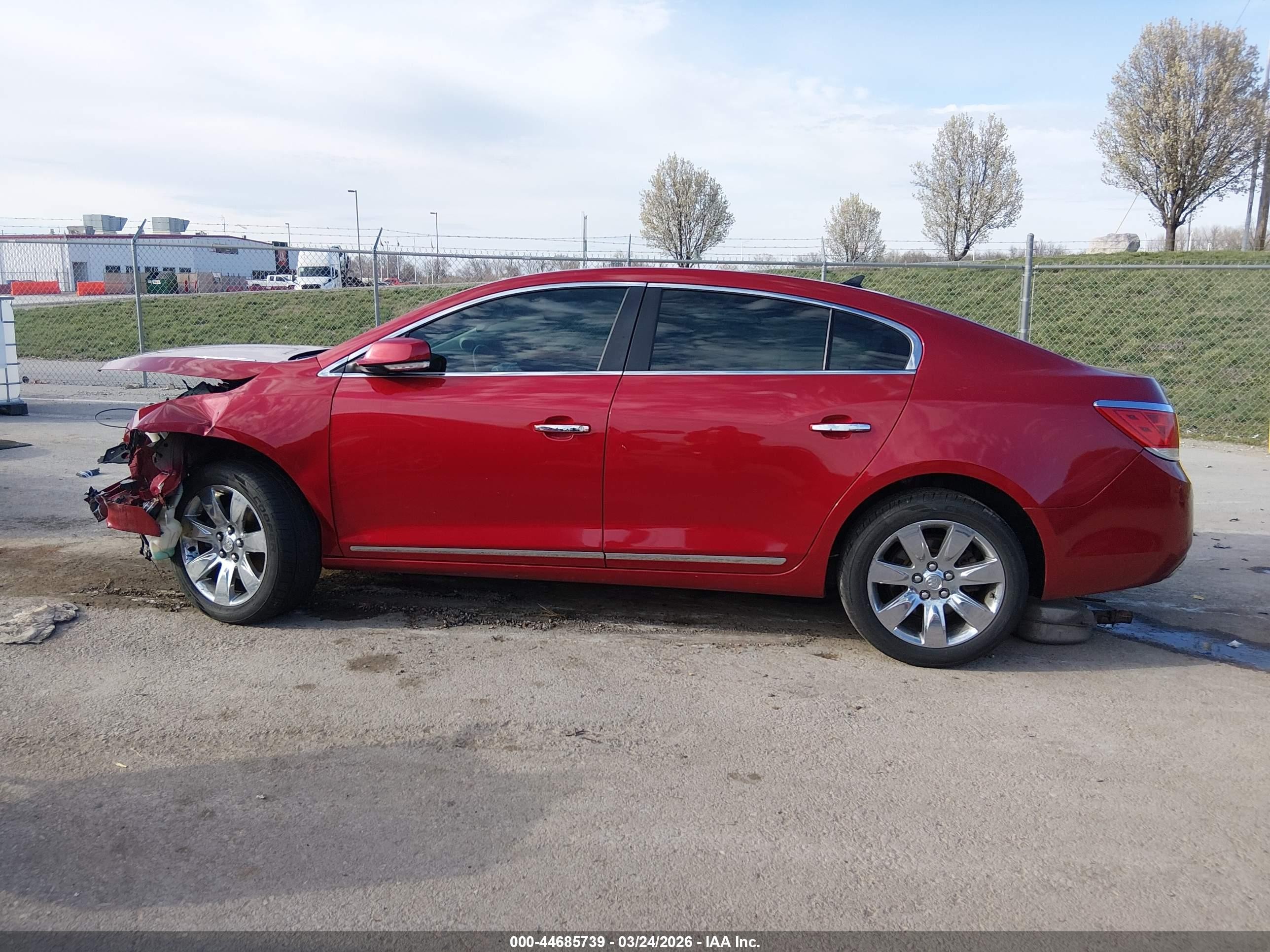 2013 Buick Lacrosse Leather Group Burgundy vin: 1G4GC5E35DF209822
