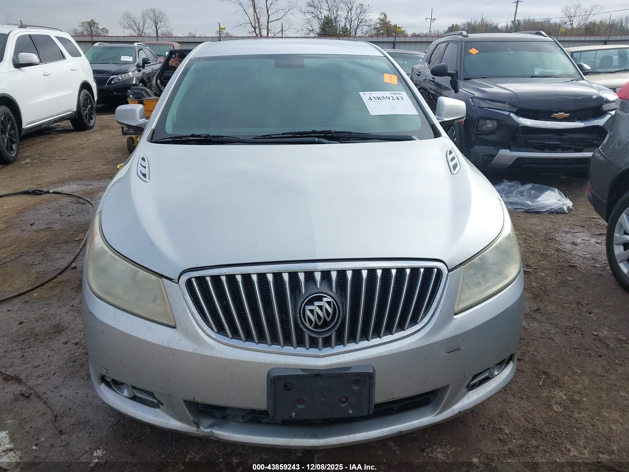 2013 Buick Lacrosse Leather Group Silver vin: 1G4GC5E35DF227219