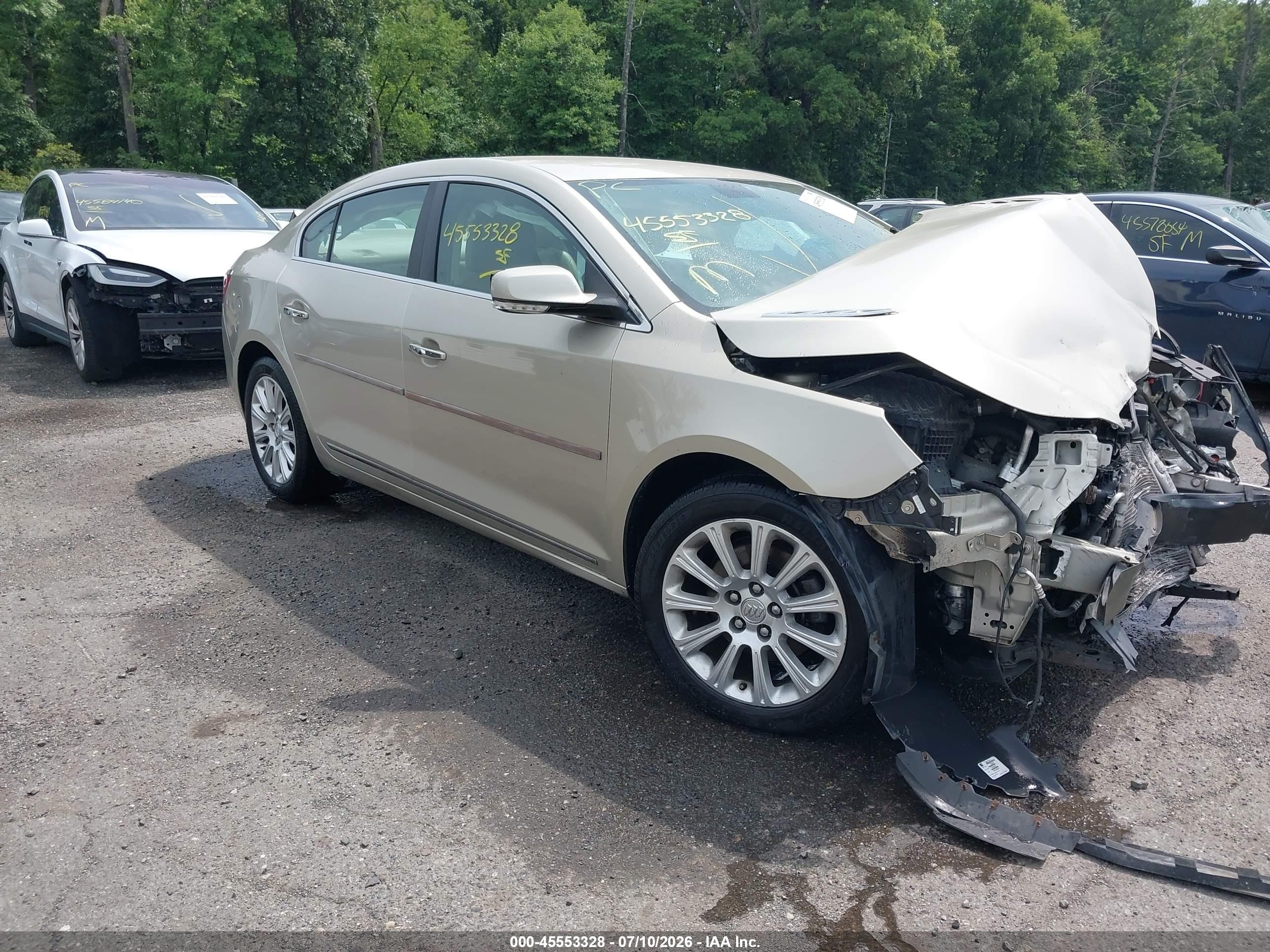 2013 Buick Lacrosse Leather Group Tan vin: 1G4GC5E35DF266571