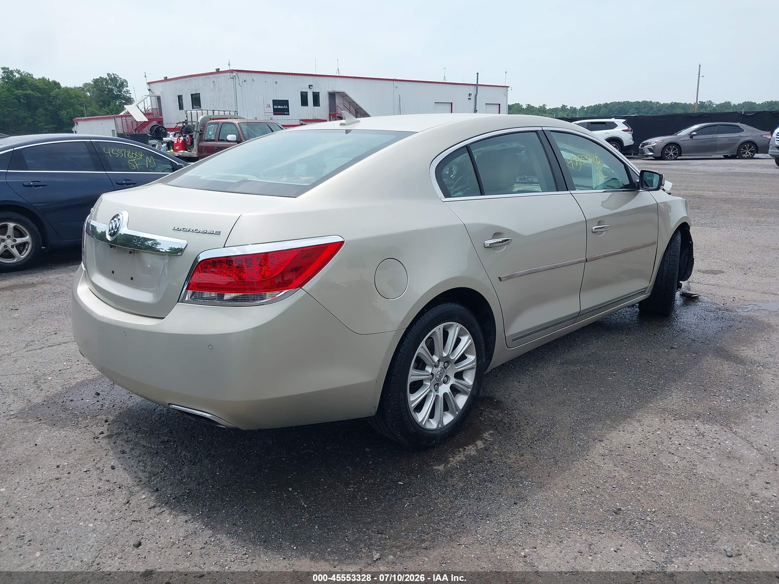 2013 Buick Lacrosse Leather Group Tan vin: 1G4GC5E35DF266571