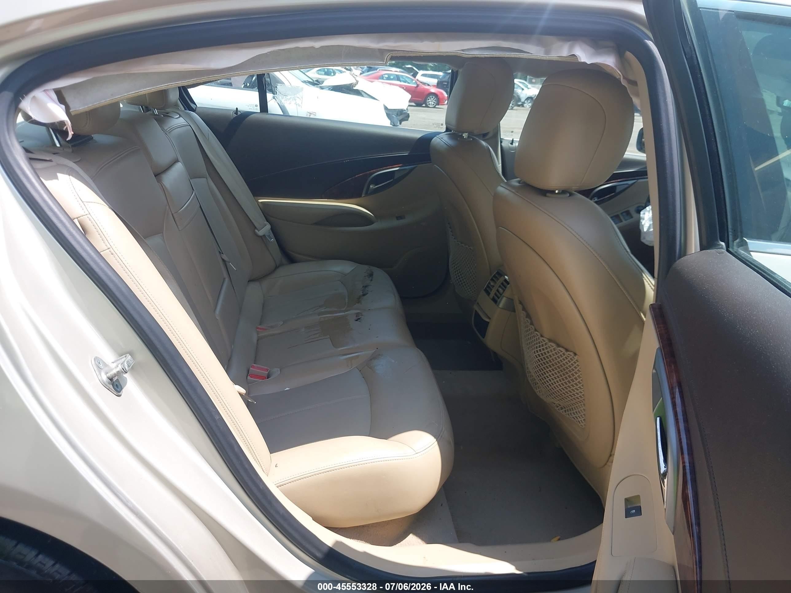2013 Buick Lacrosse Leather Group Tan vin: 1G4GC5E35DF266571