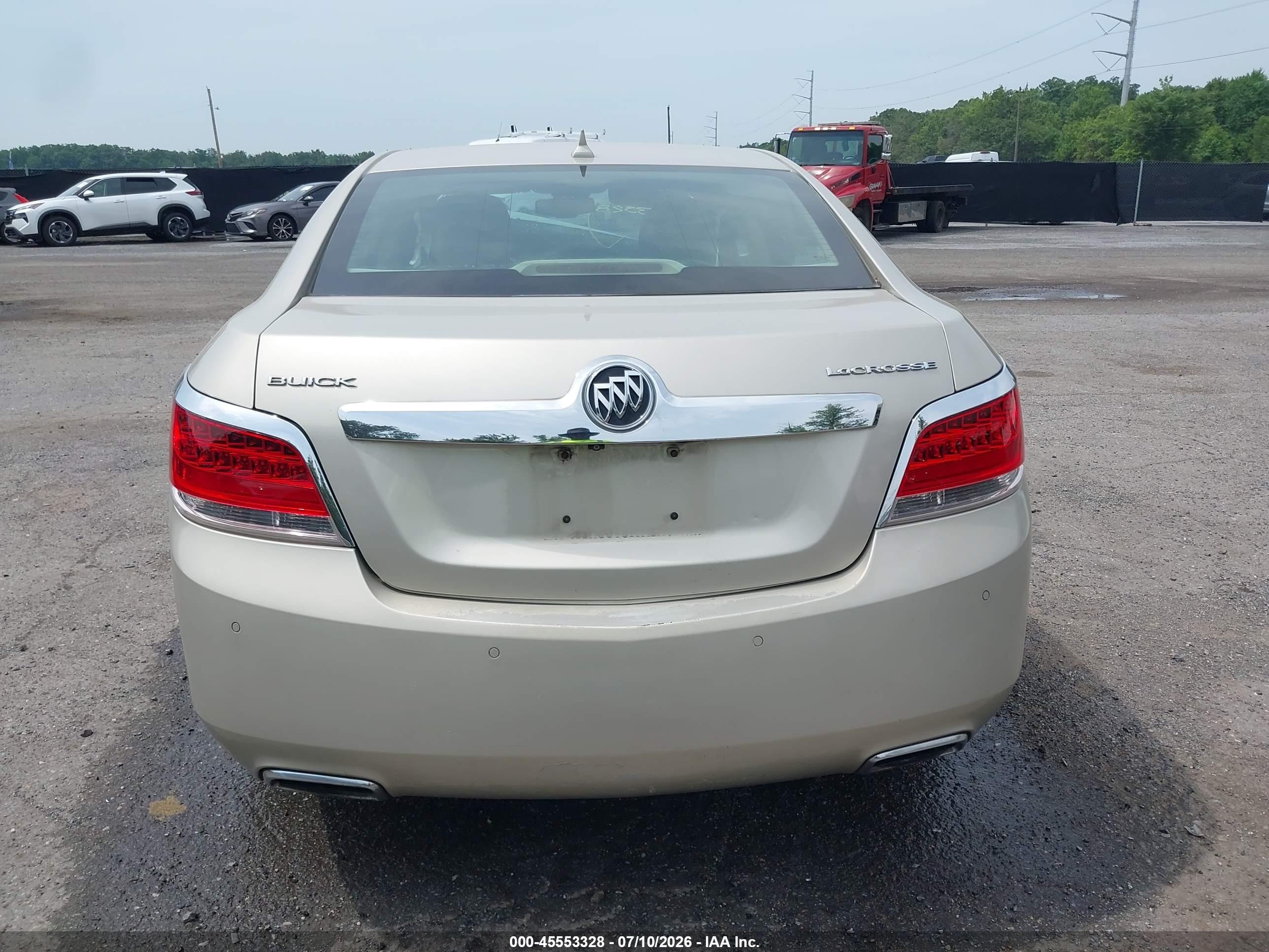 2013 Buick Lacrosse Leather Group Tan vin: 1G4GC5E35DF266571