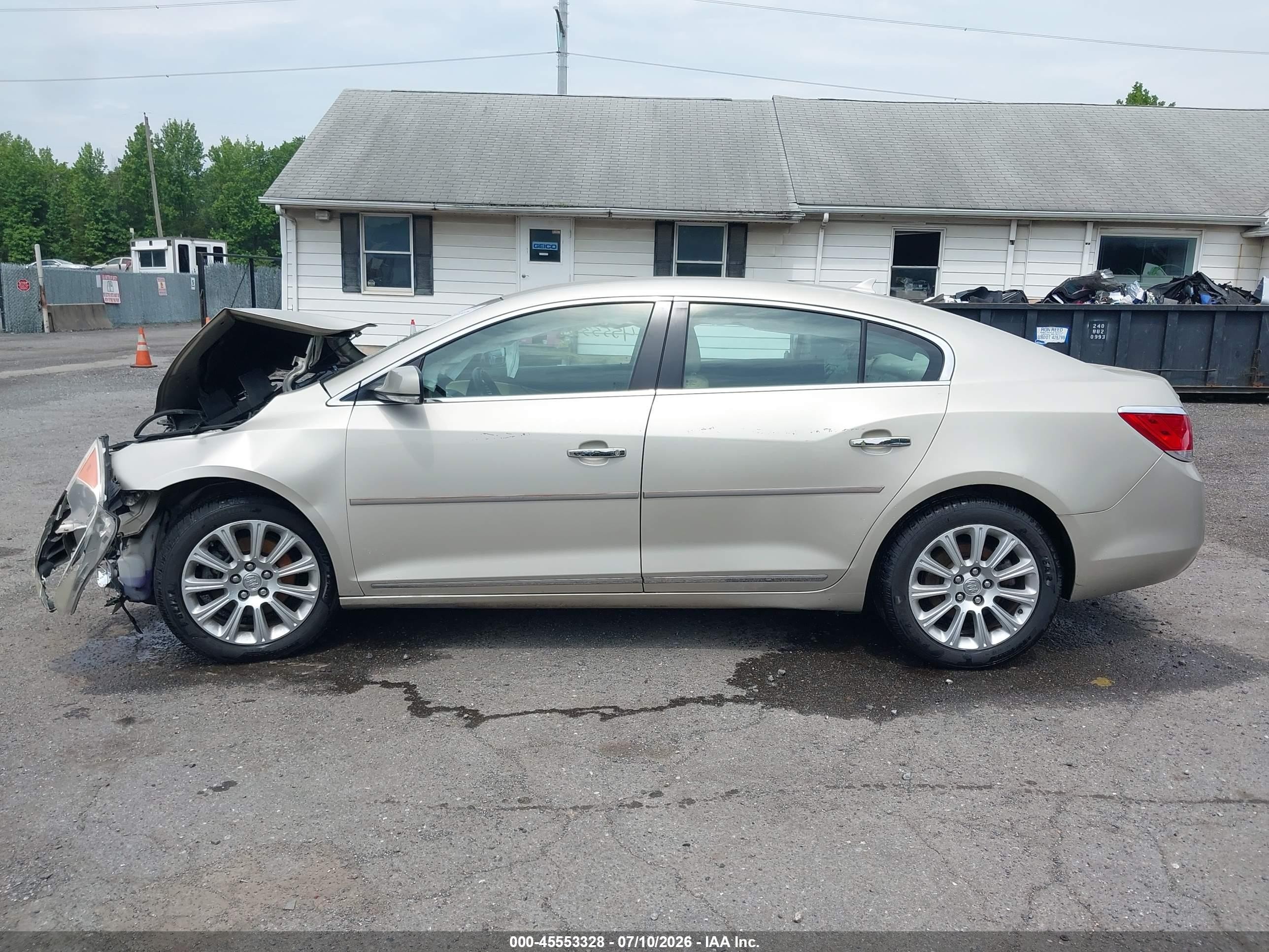 2013 Buick Lacrosse Leather Group Tan vin: 1G4GC5E35DF266571