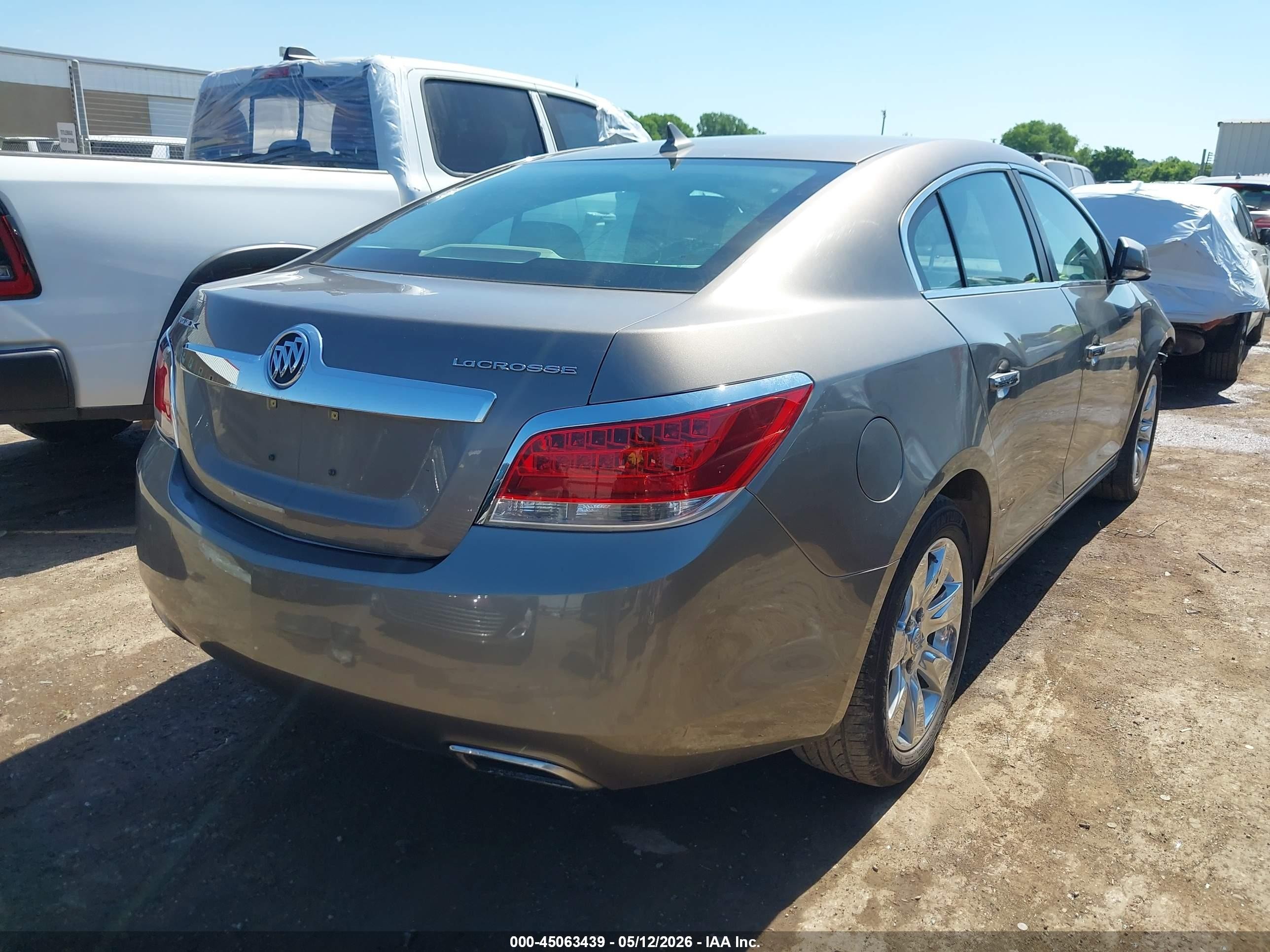 2012 Buick Lacrosse Leather Group Gray vin: 1G4GC5E36CF122946