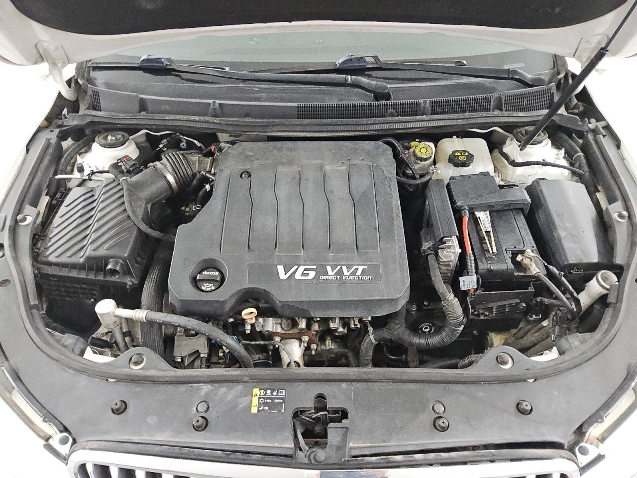 2013 Buick Lacrosse White vin: 1G4GC5E36DF162428 Damage: Alternator/Generator, Inoperable, Repair Required