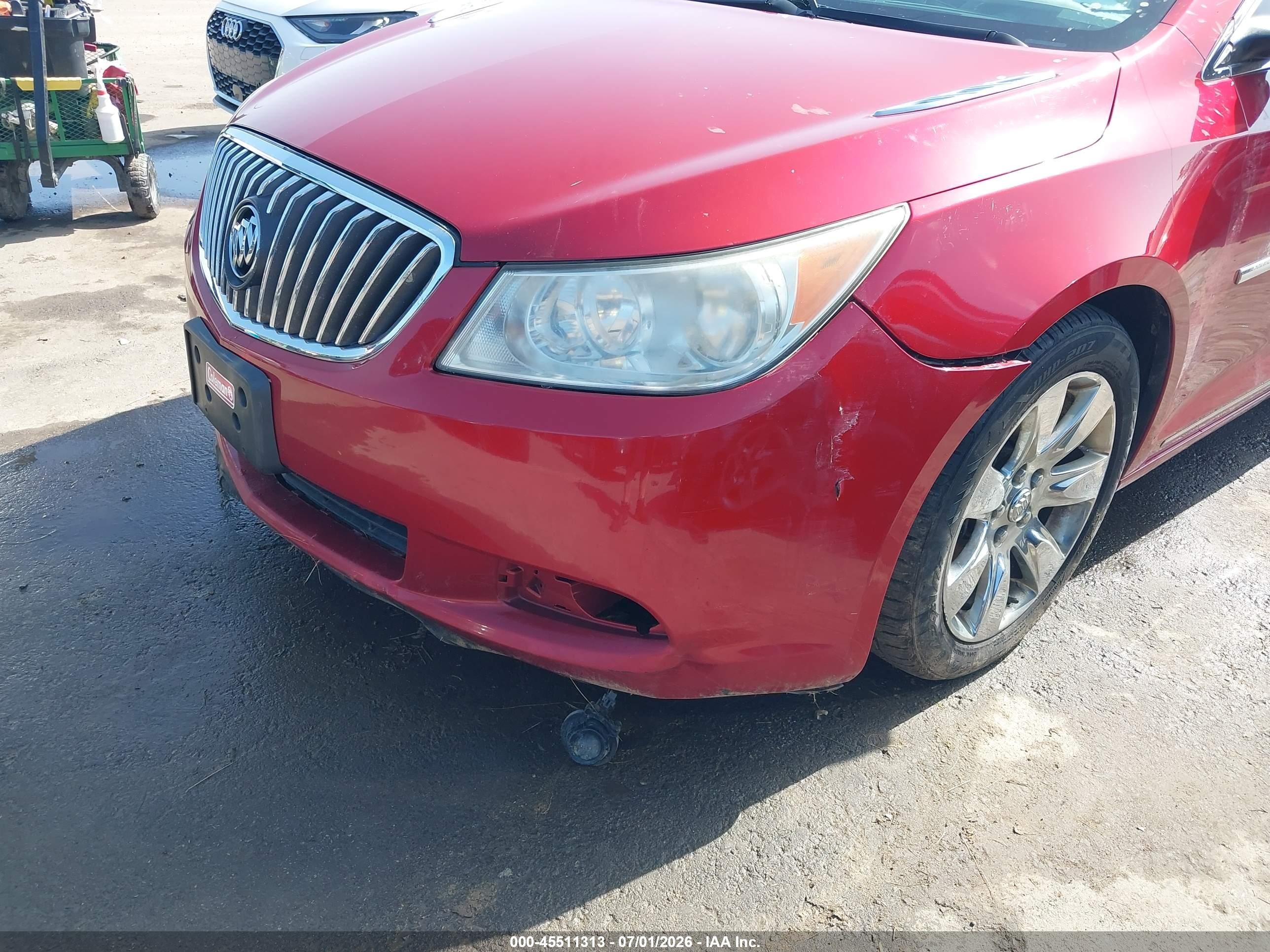 2013 Buick Lacrosse Leather Group Красный vin: 1G4GC5E36DF262724