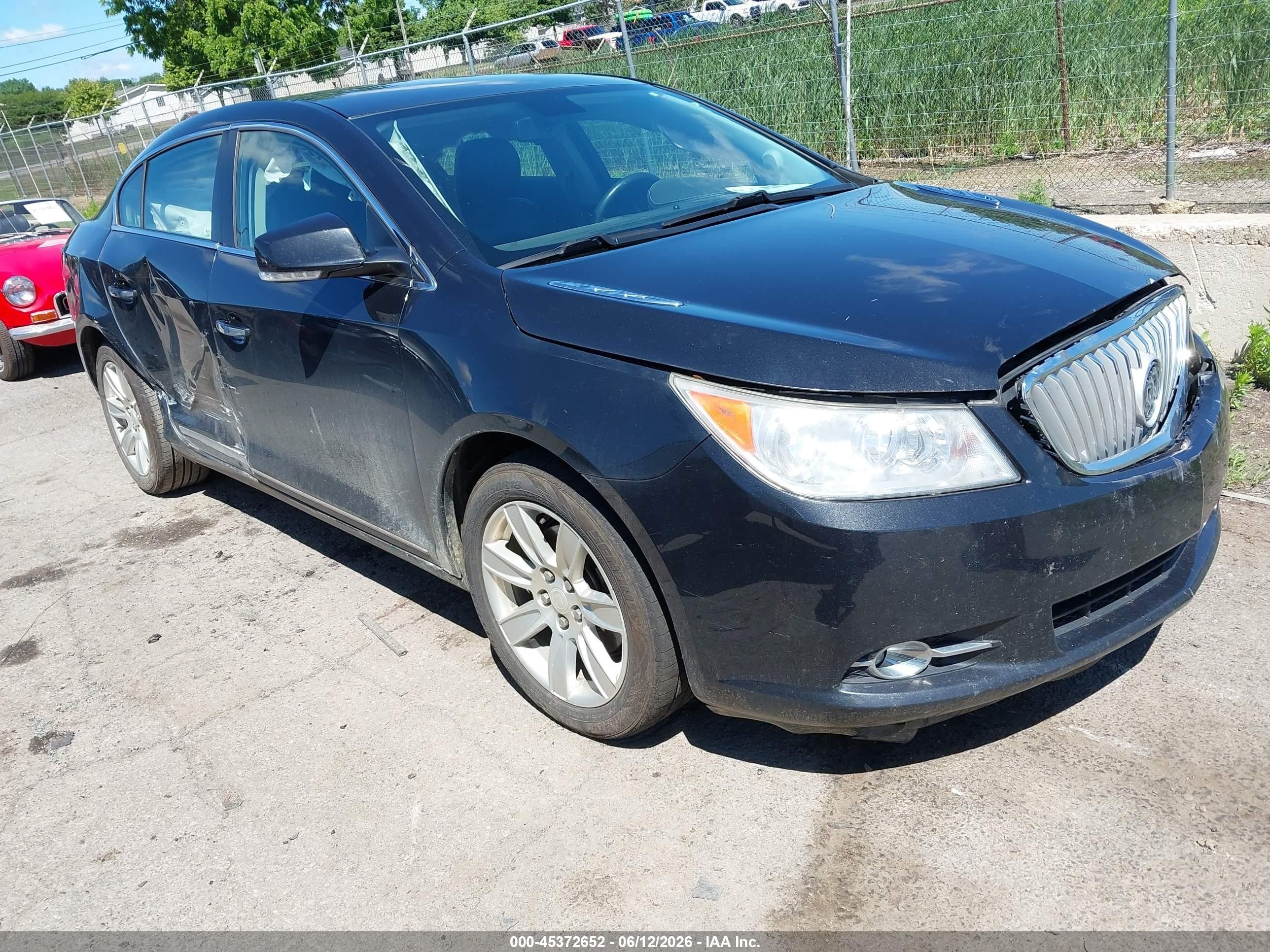 2012 Buick Lacrosse Leather Group Черный vin: 1G4GC5E37CF185098