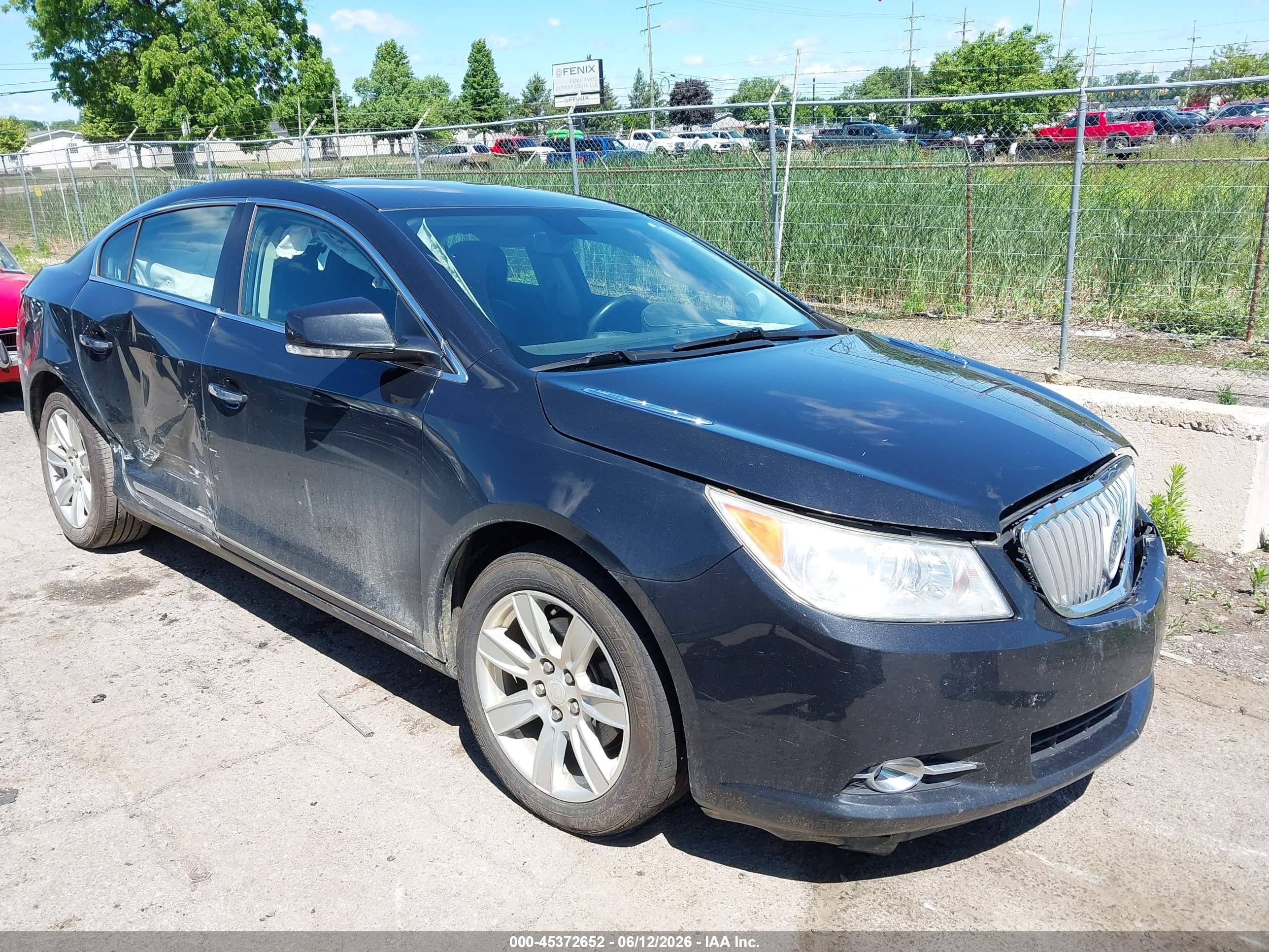2012 Buick Lacrosse Leather Group Черный vin: 1G4GC5E37CF185098