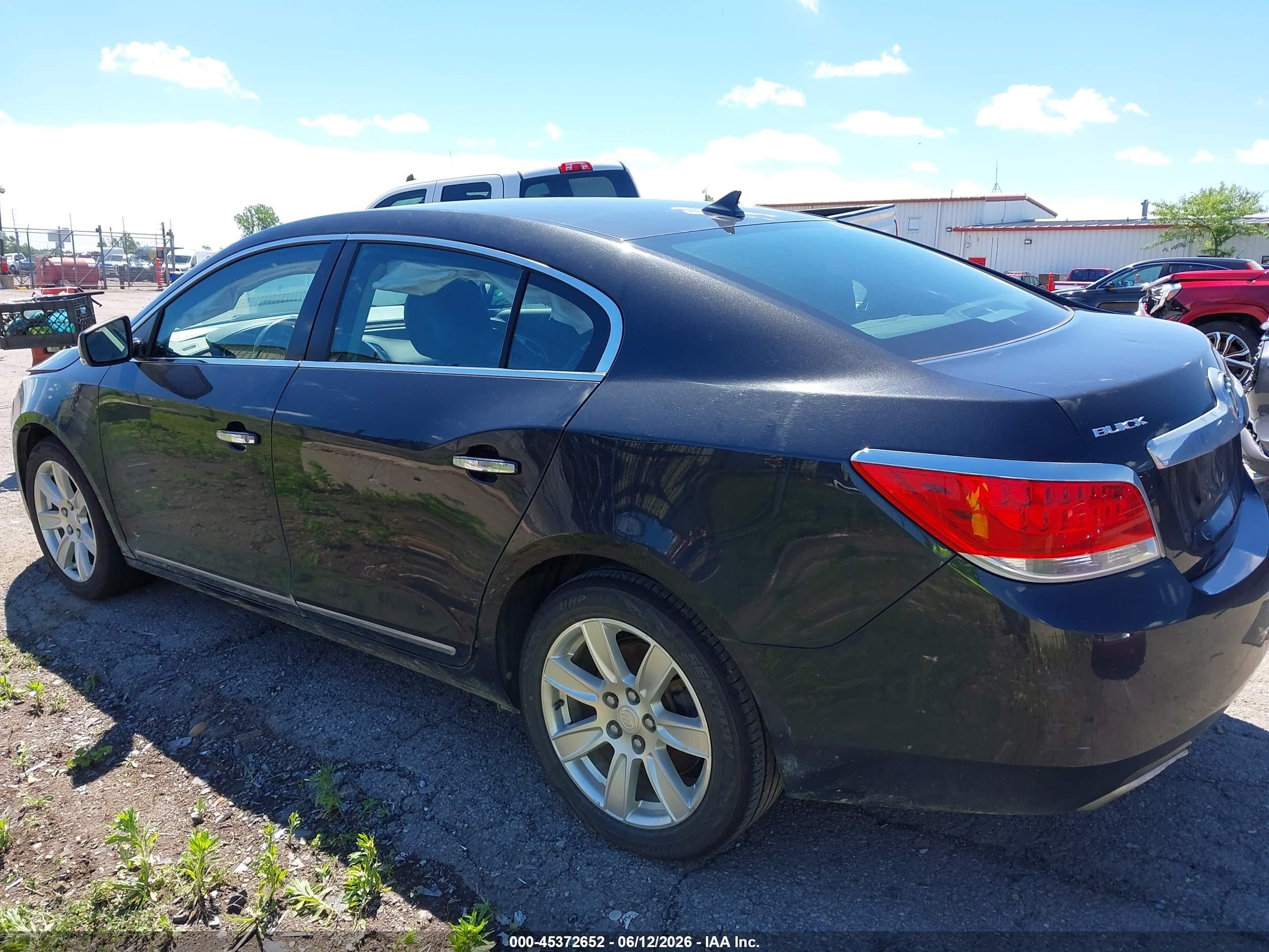 2012 Buick Lacrosse Leather Group Черный vin: 1G4GC5E37CF185098