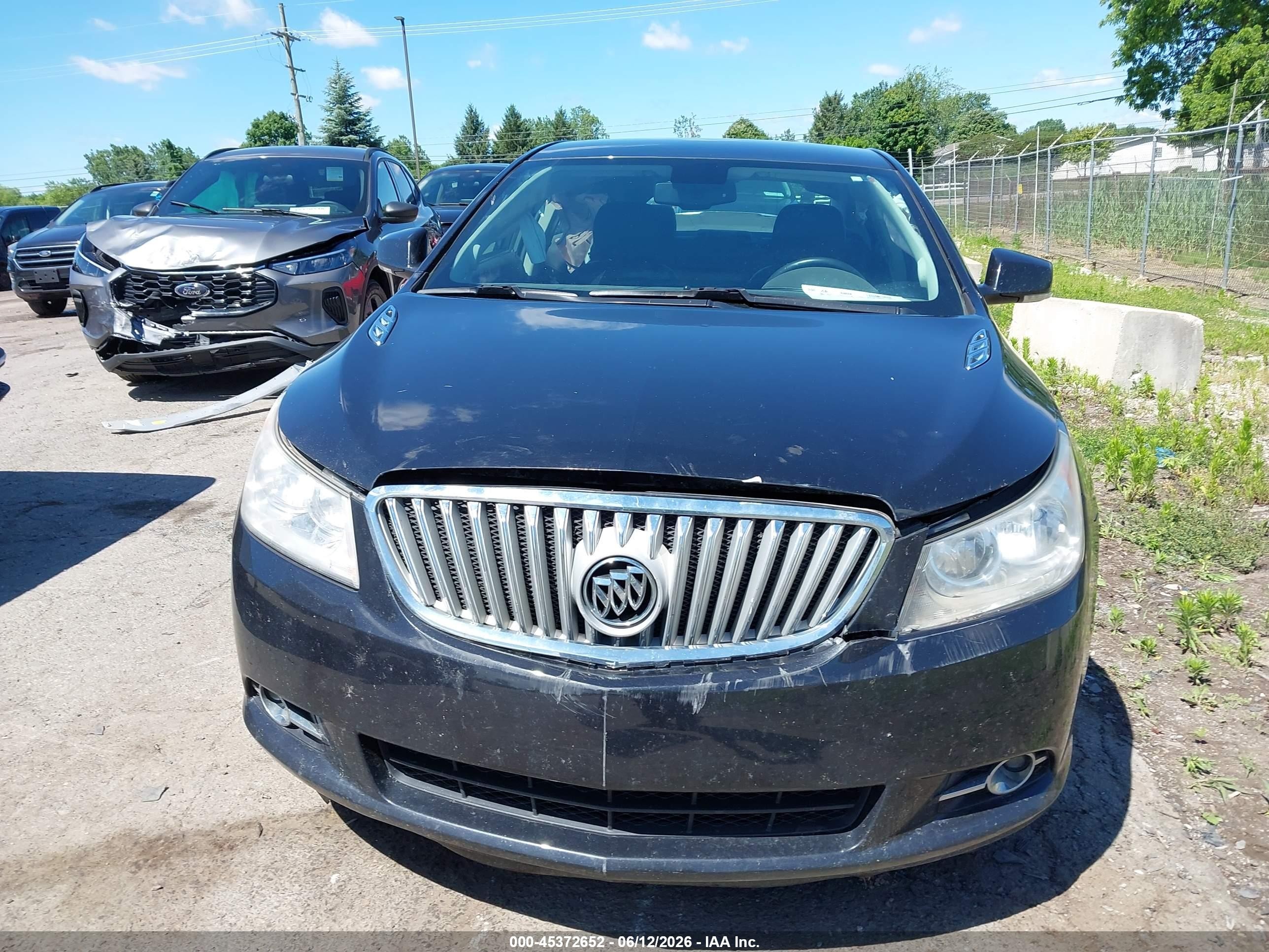 2012 Buick Lacrosse Leather Group Черный vin: 1G4GC5E37CF185098