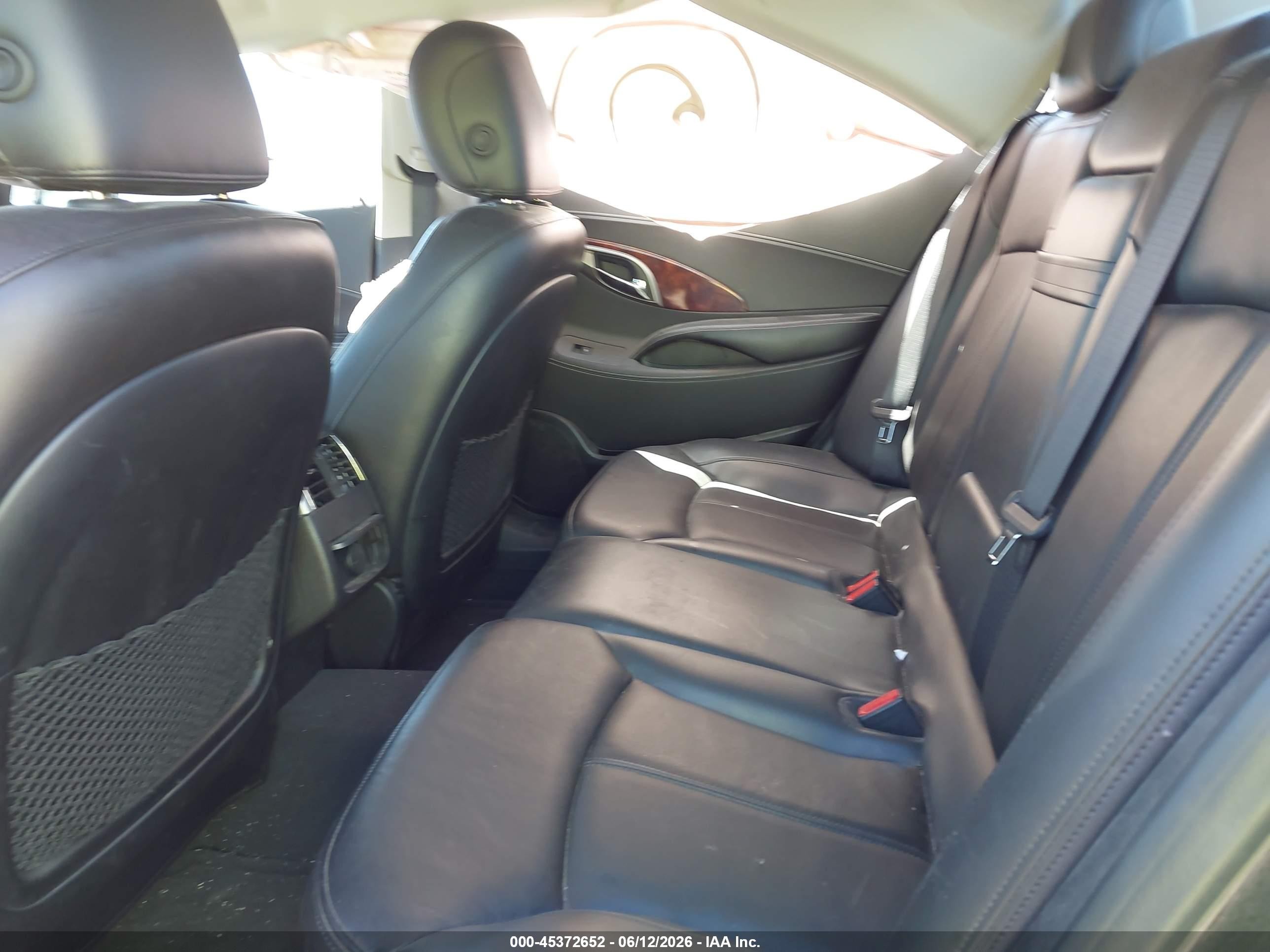 2012 Buick Lacrosse Leather Group Черный vin: 1G4GC5E37CF185098