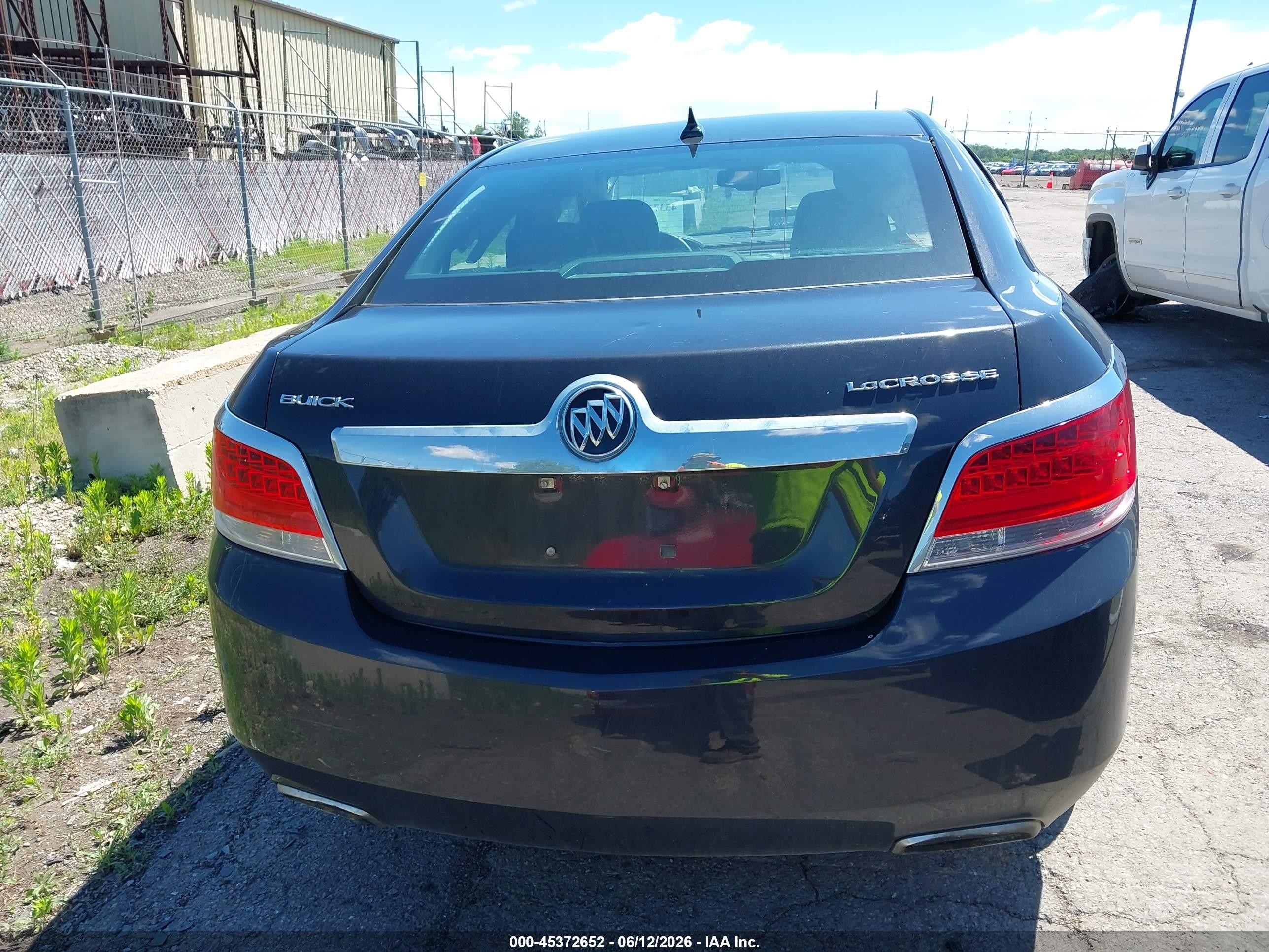 2012 Buick Lacrosse Leather Group Черный vin: 1G4GC5E37CF185098