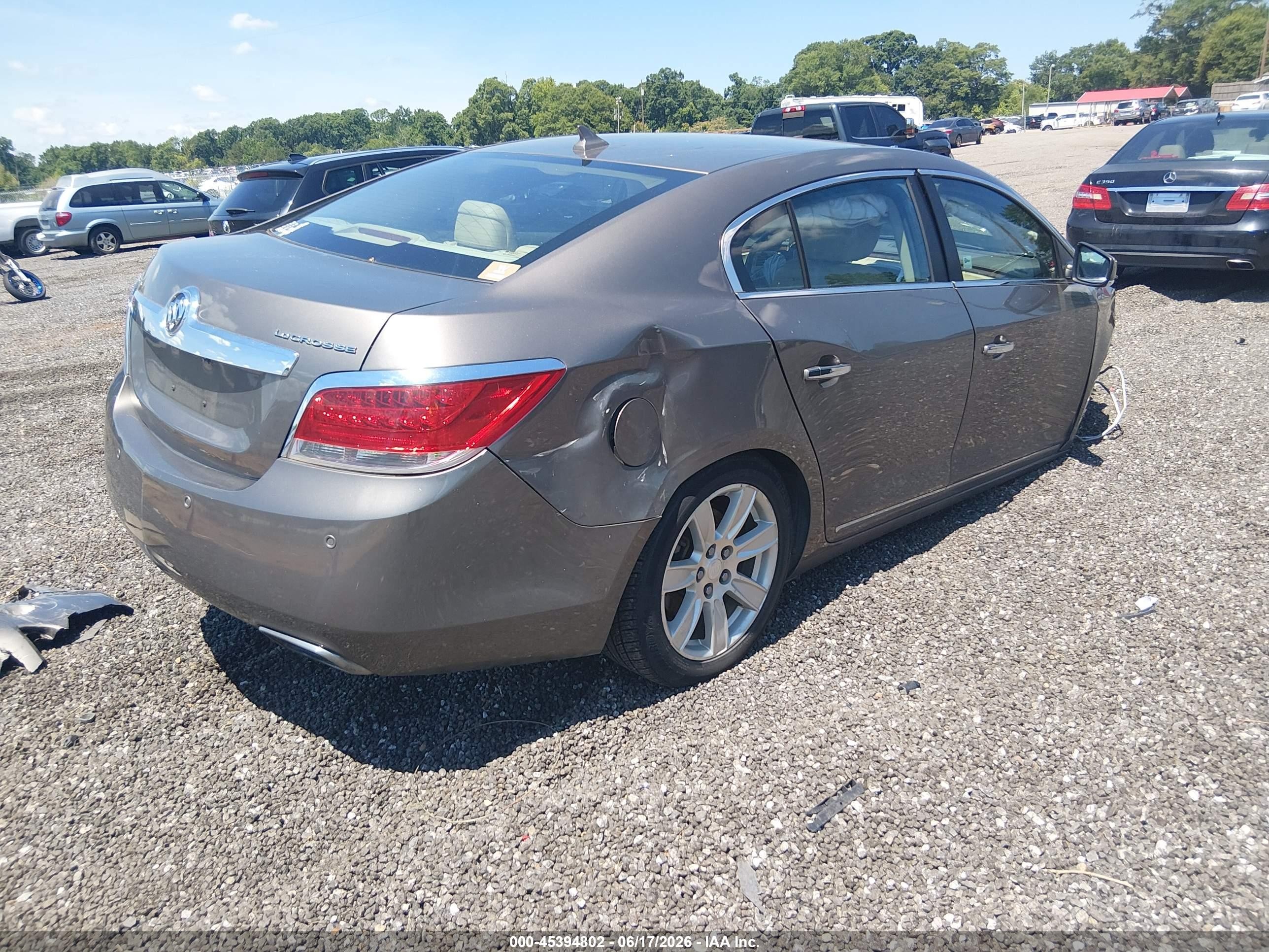 2012 Buick Lacrosse Leather Group Gold vin: 1G4GC5E37CF208167