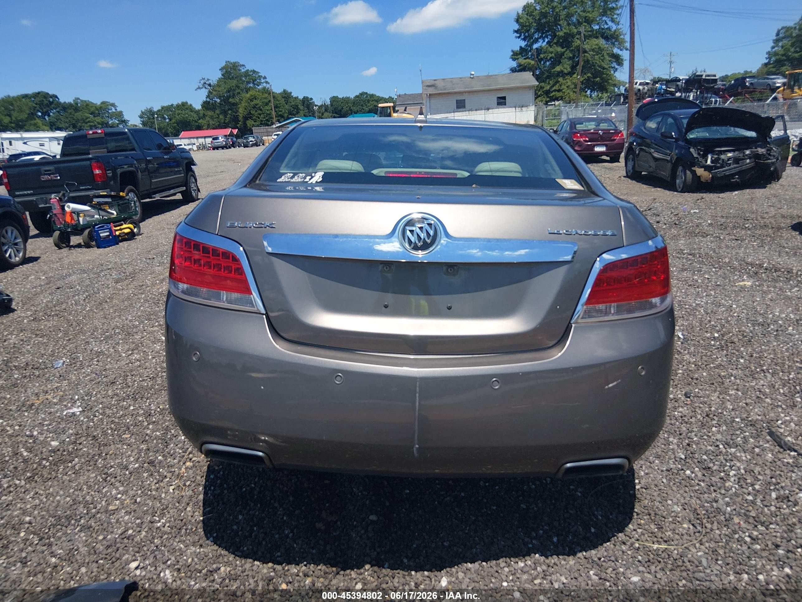 2012 Buick Lacrosse Leather Group Gold vin: 1G4GC5E37CF208167