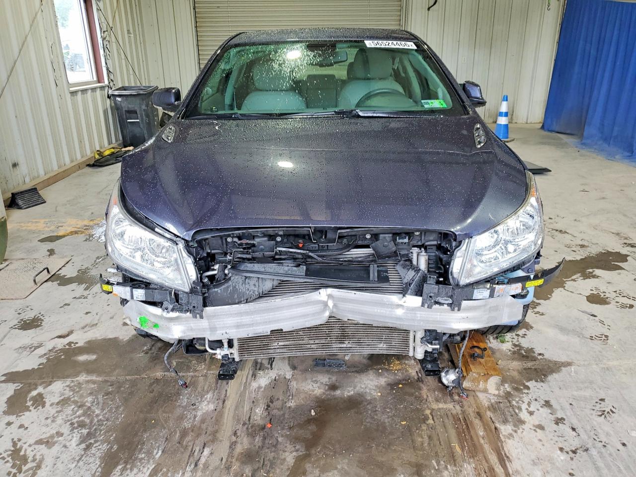 2013 Buick Lacrosse Синий vin: 1G4GC5E37DF204055