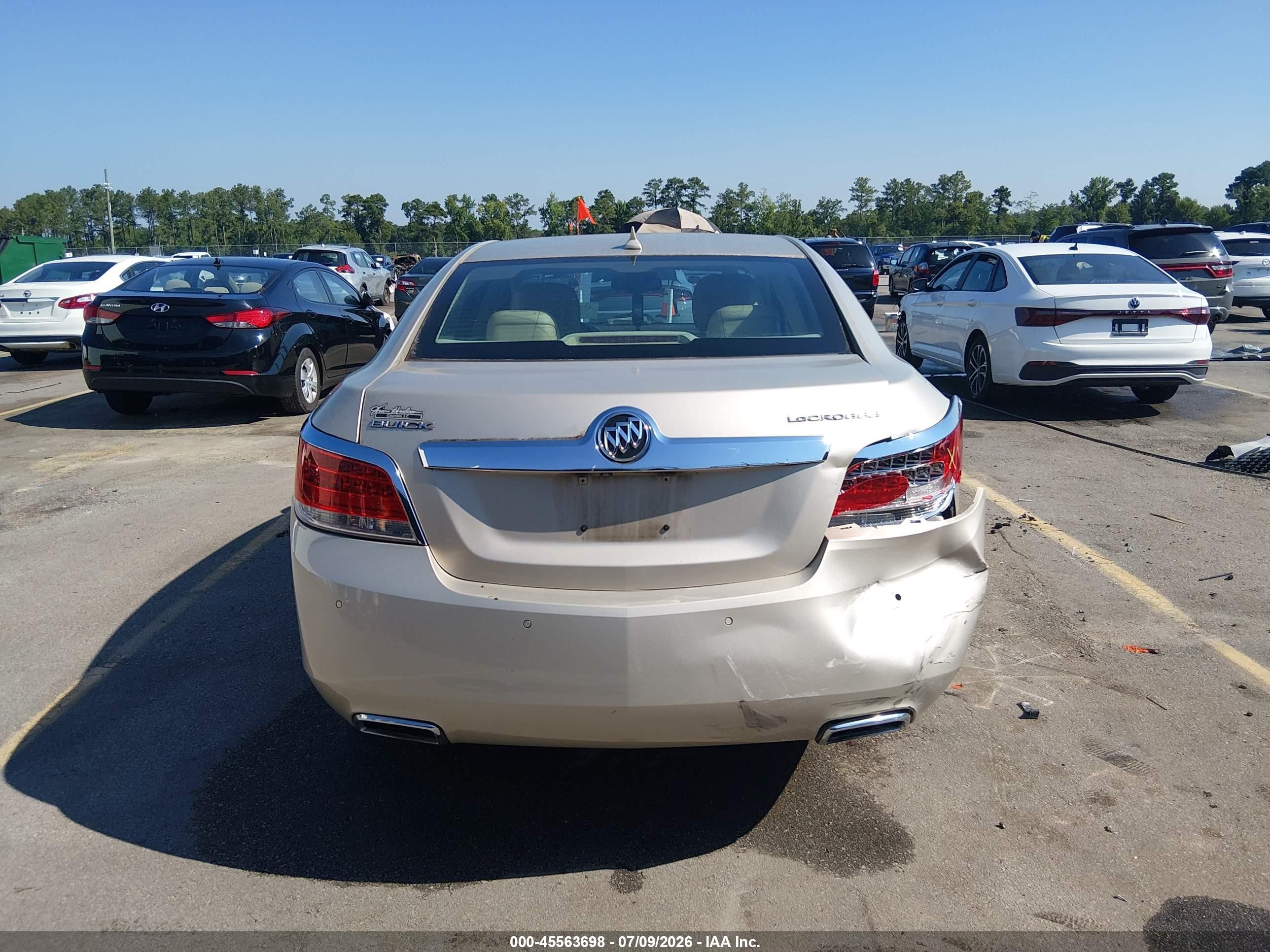 2013 Buick Lacrosse Leather Group Tan vin: 1G4GC5E37DF267057
